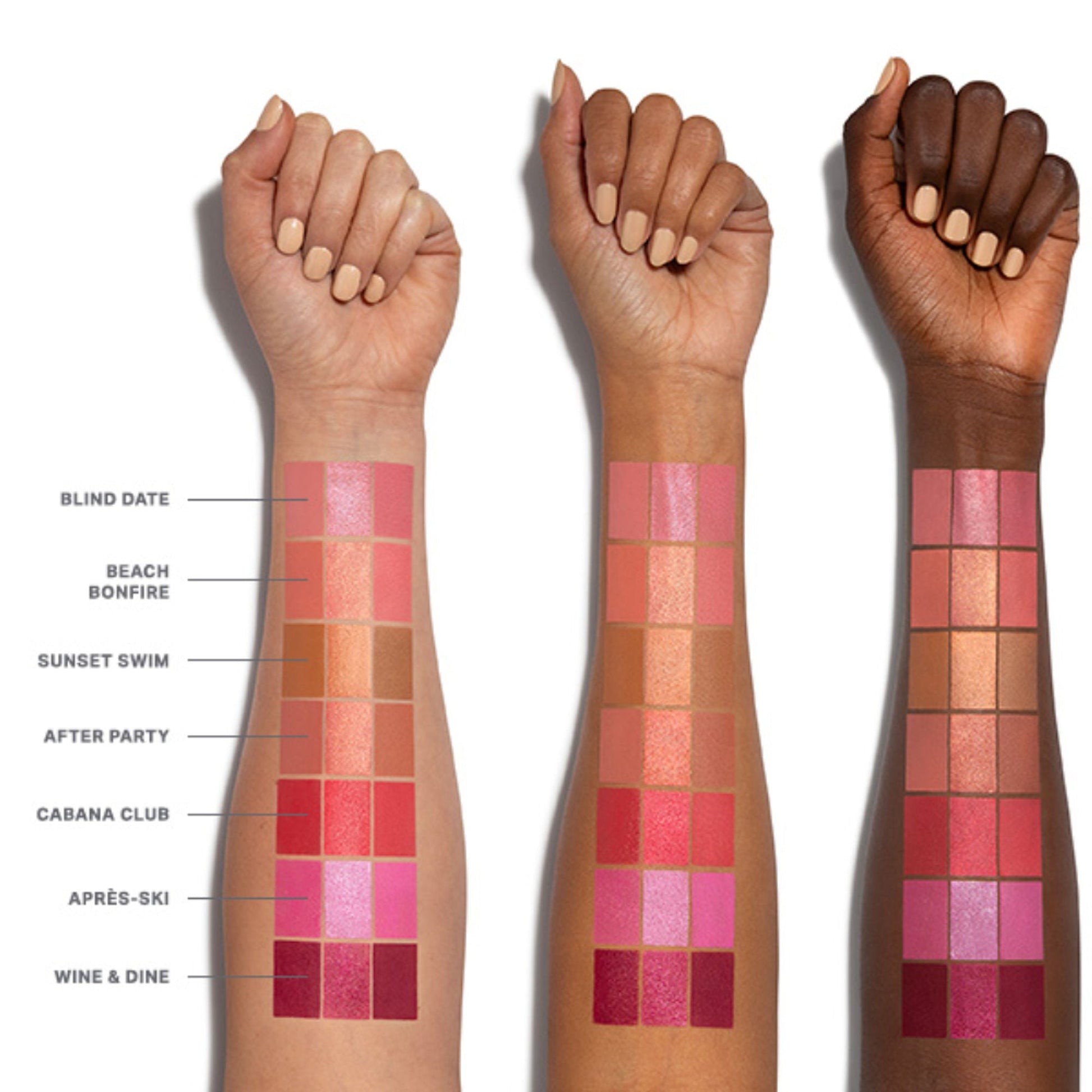 MORPHE Cheek Thrills Multi Finish Face Trio - Cabana Club