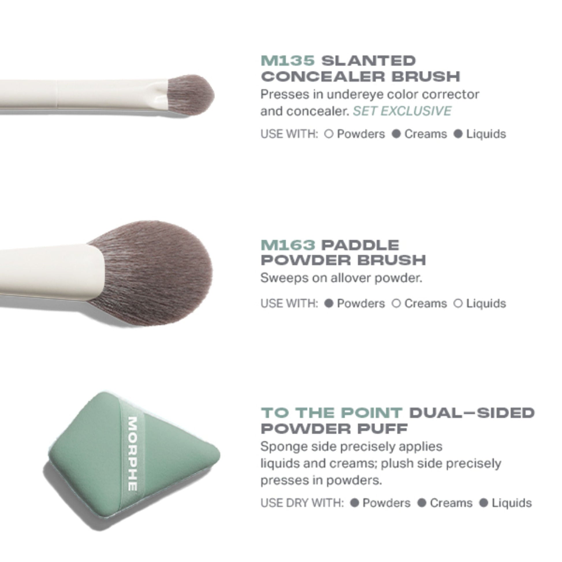 MORPHE Conceal & Set Tool Trio