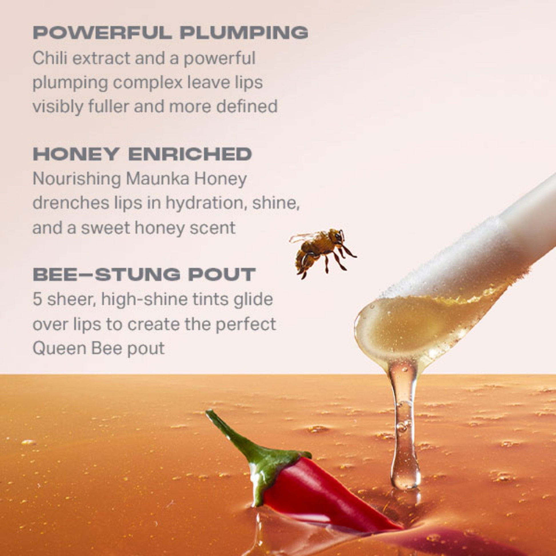 MORPHE Hot Honeys Plumping Lip Oil - Golden Rule