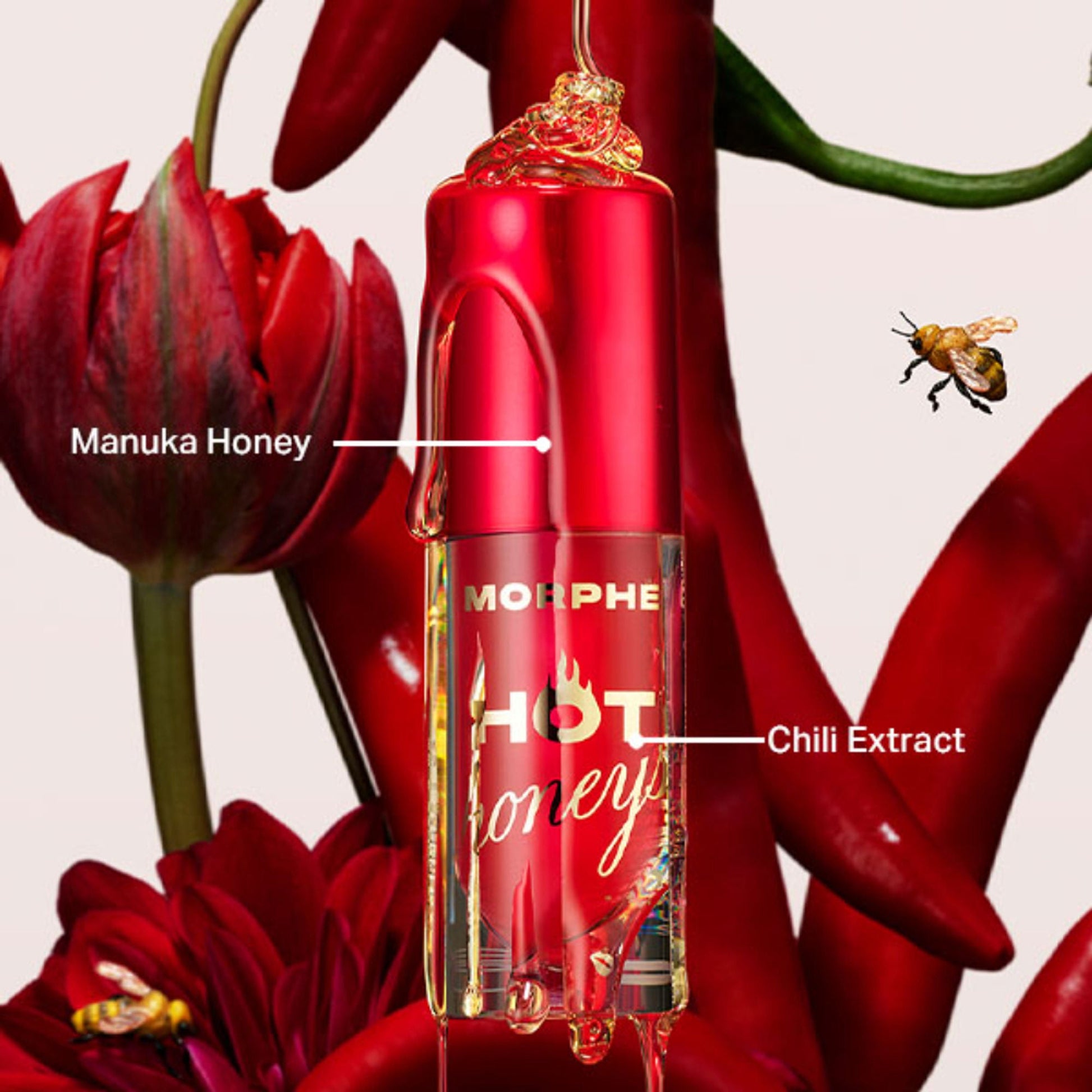 MORPHE Hot Honeys Plumping Lip Oil - Queen Bee