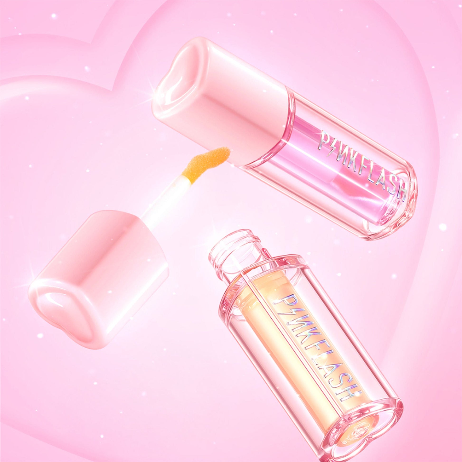 PINKFLASH Color Change Magic Lasting Lip Tint - Hot Pk01 Juicy Peach