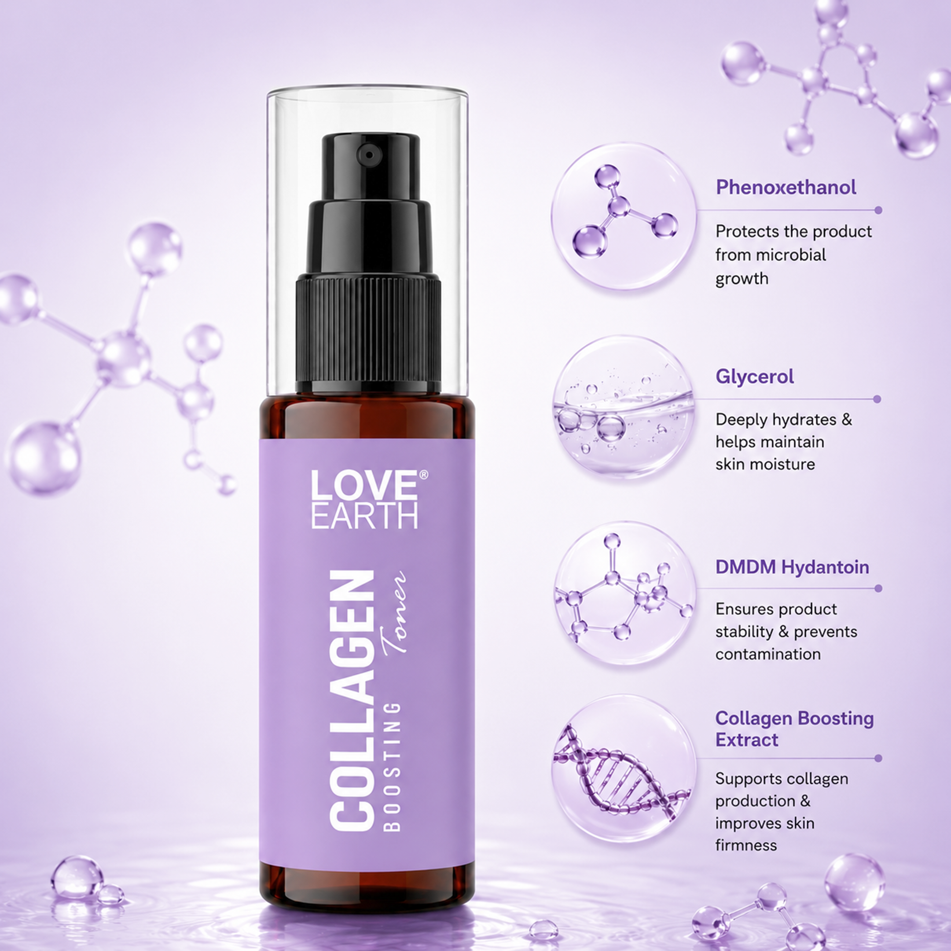 Love Earth Collagen Boosting Toner 