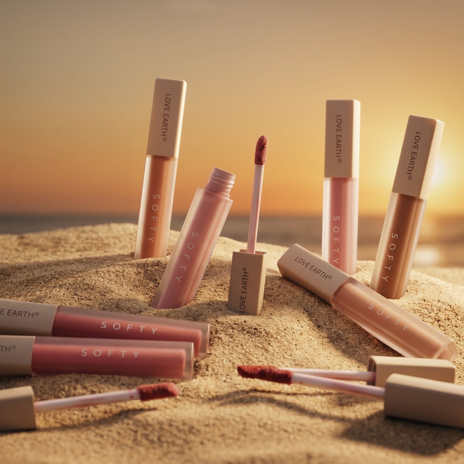 Love Earth Softy Tinty Lipstick - Almond Cream