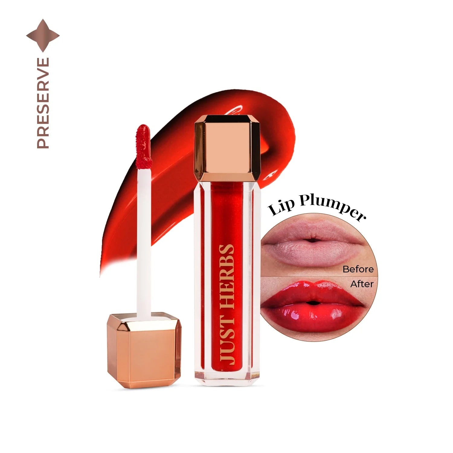 Lip Honey Plumping Gloss with Plant Vitamin C and Peppermint Oil 