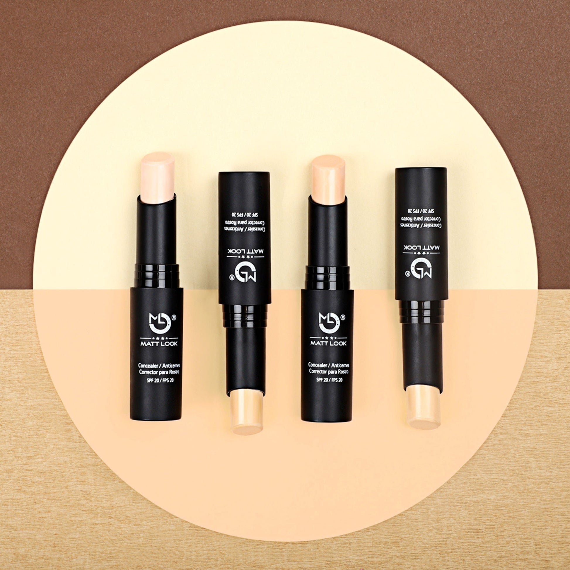Matt Look Concealer & Anticernes SPF 20 - Rose 