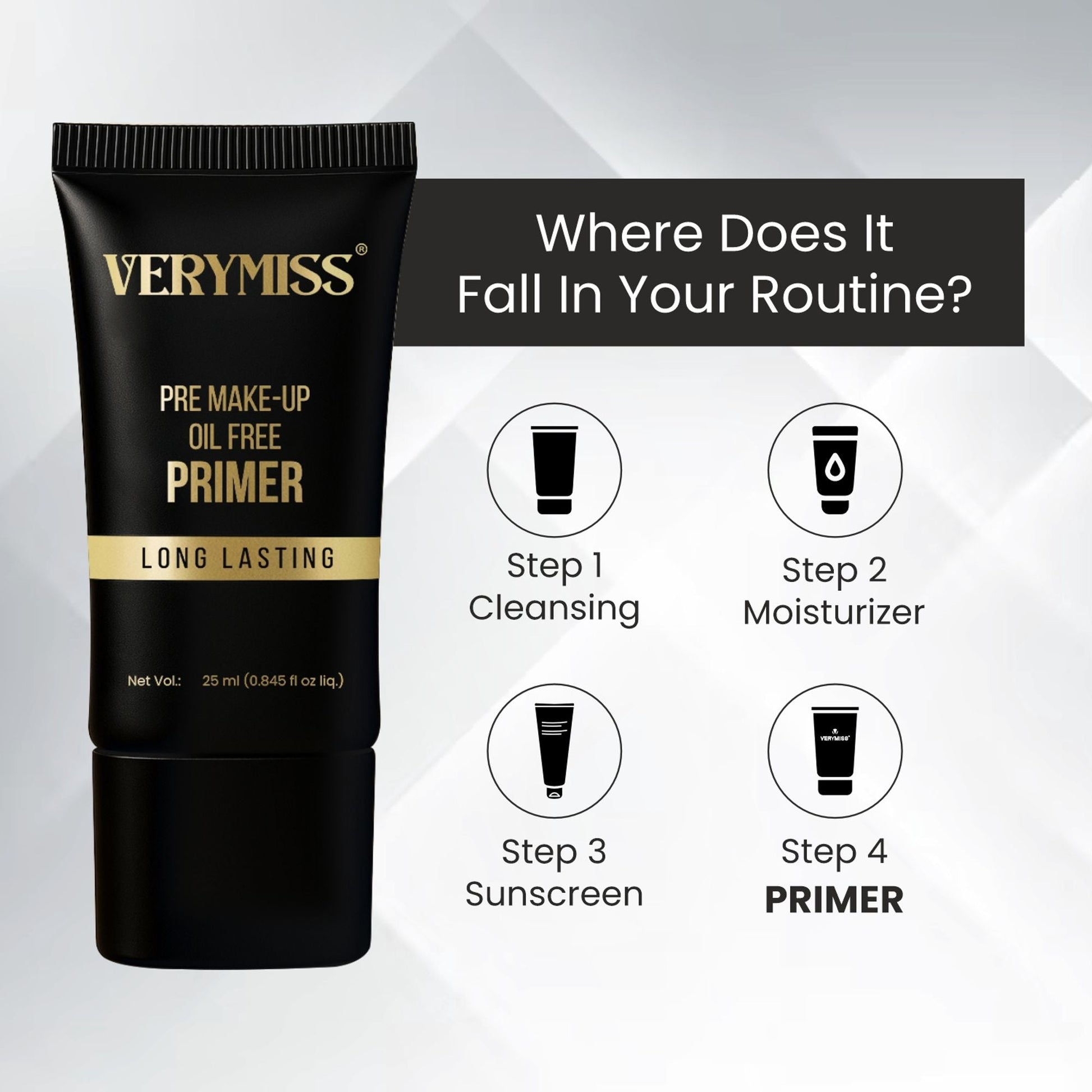 VERYMISS Pre Make-Up Oil Free Matte Primer  Grab2Buy VERYMISS Grab2Buy
