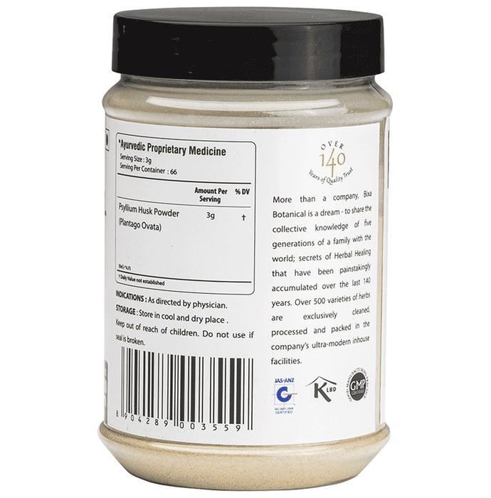 Bixa Botanical Sat Isabgol Powder 