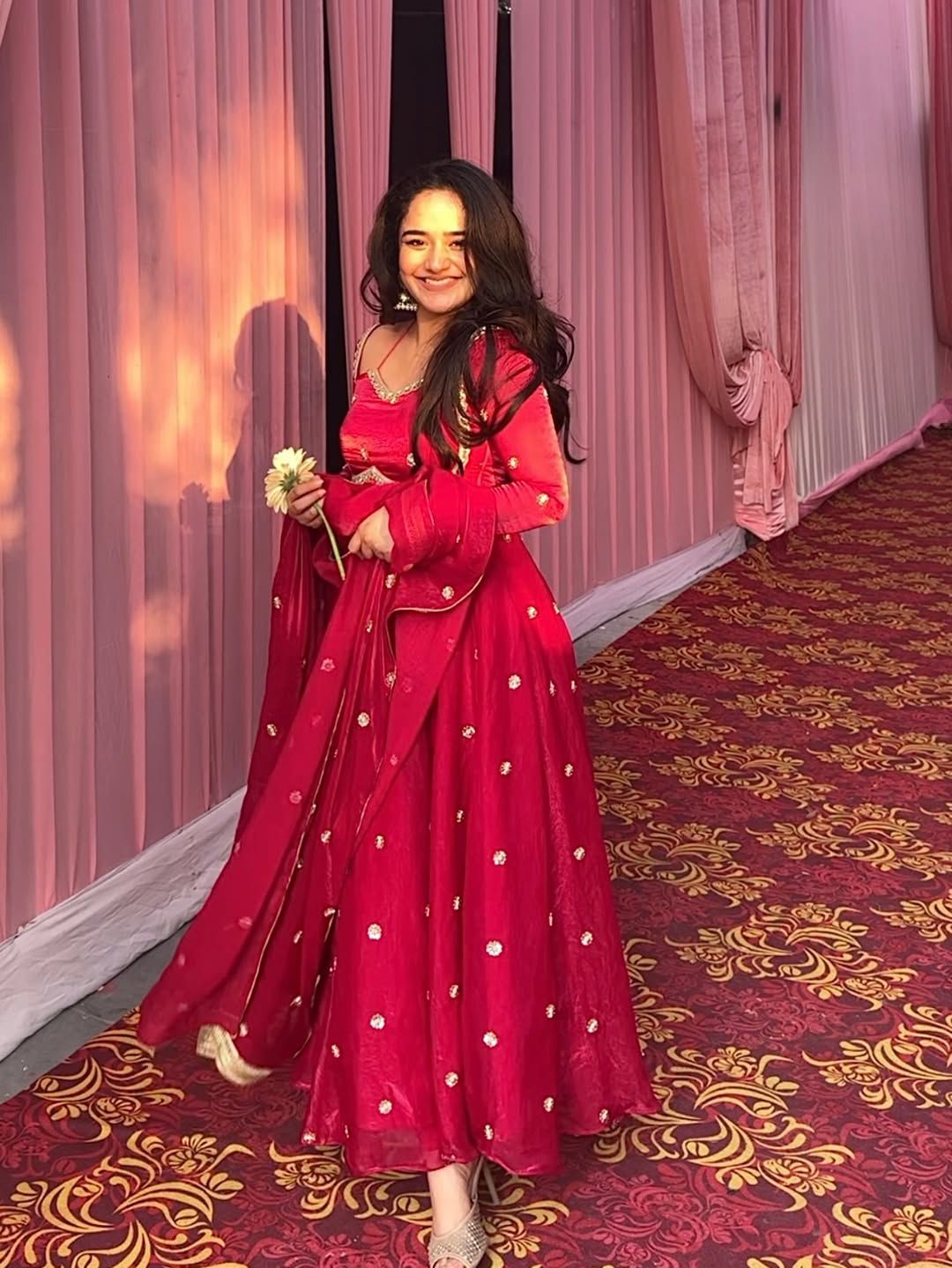 Yash Enterprise Red Fendy Silk Party Wear Embroidery Suit Set  Grab2Buy Yash Enterprise Grab2Buy