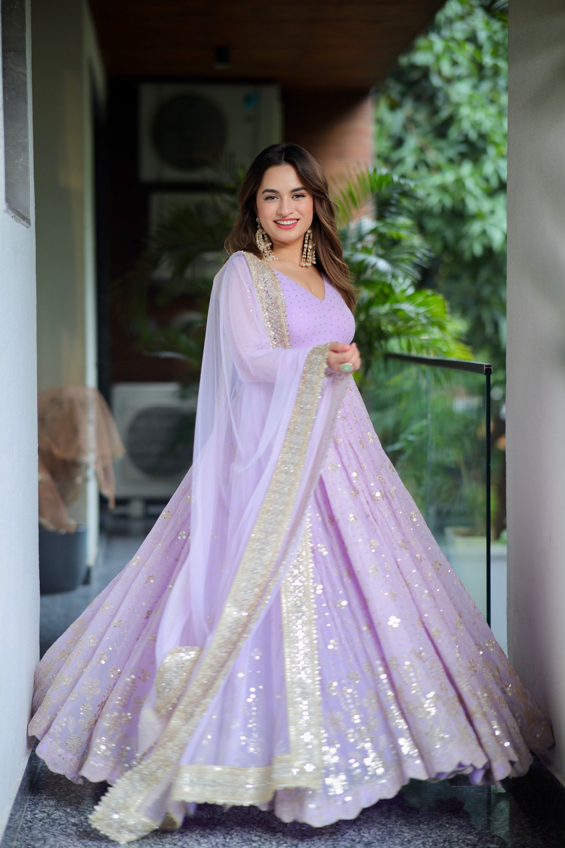 Yash Enterprise Light Purple Fux Bloomimng Silk Embroidery Suit Set  Grab2Buy Yash Enterprise Grab2Buy