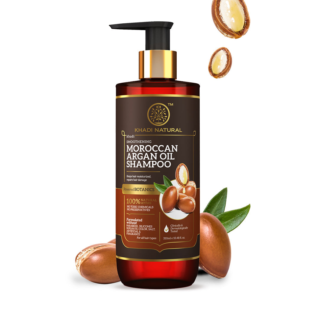 Khadi Natural Moroccan Argan Hair Shampoo Sulphate free - 310ml 