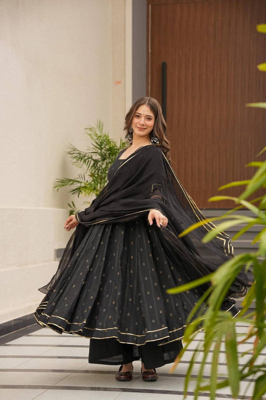 Yash Enterprise Black Maslin Fabric Digital Print Work Suit Set  Grab2Buy Yash Enterprise Grab2Buy