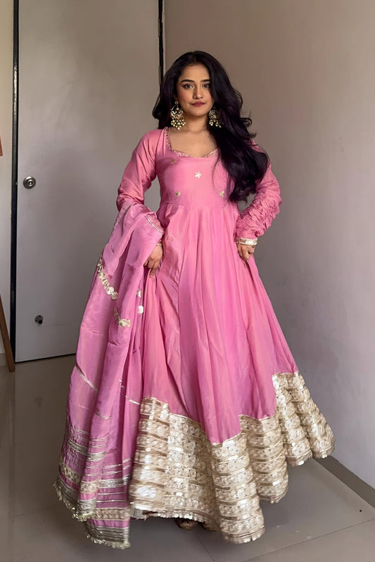Yash Enterprise Pink Vichitra Silk Embroidery Suit Set  Grab2Buy Yash Enterprise Grab2Buy
