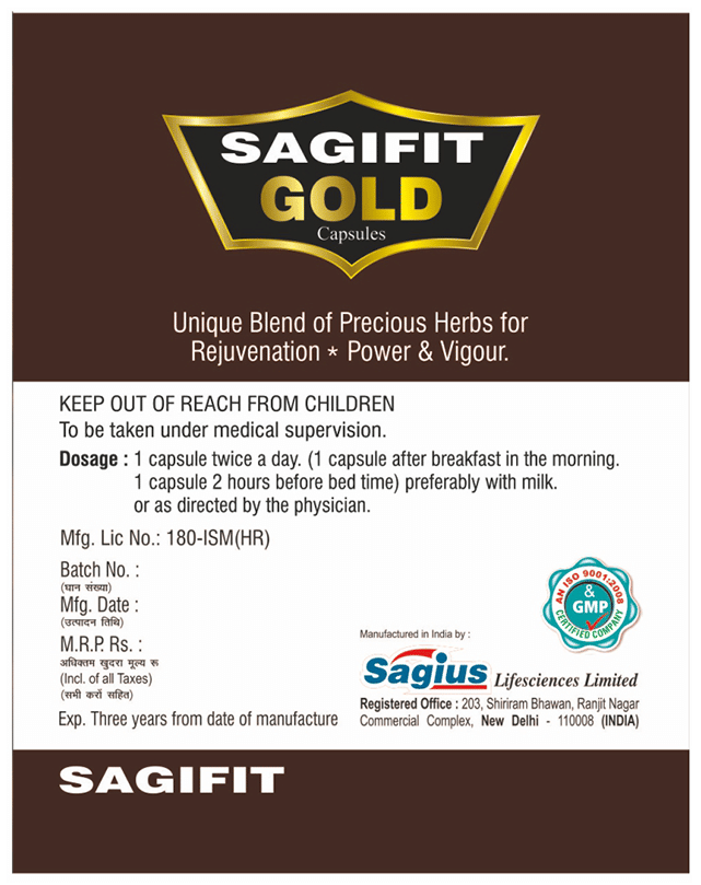Sagius Sagifit Gold Capsule 