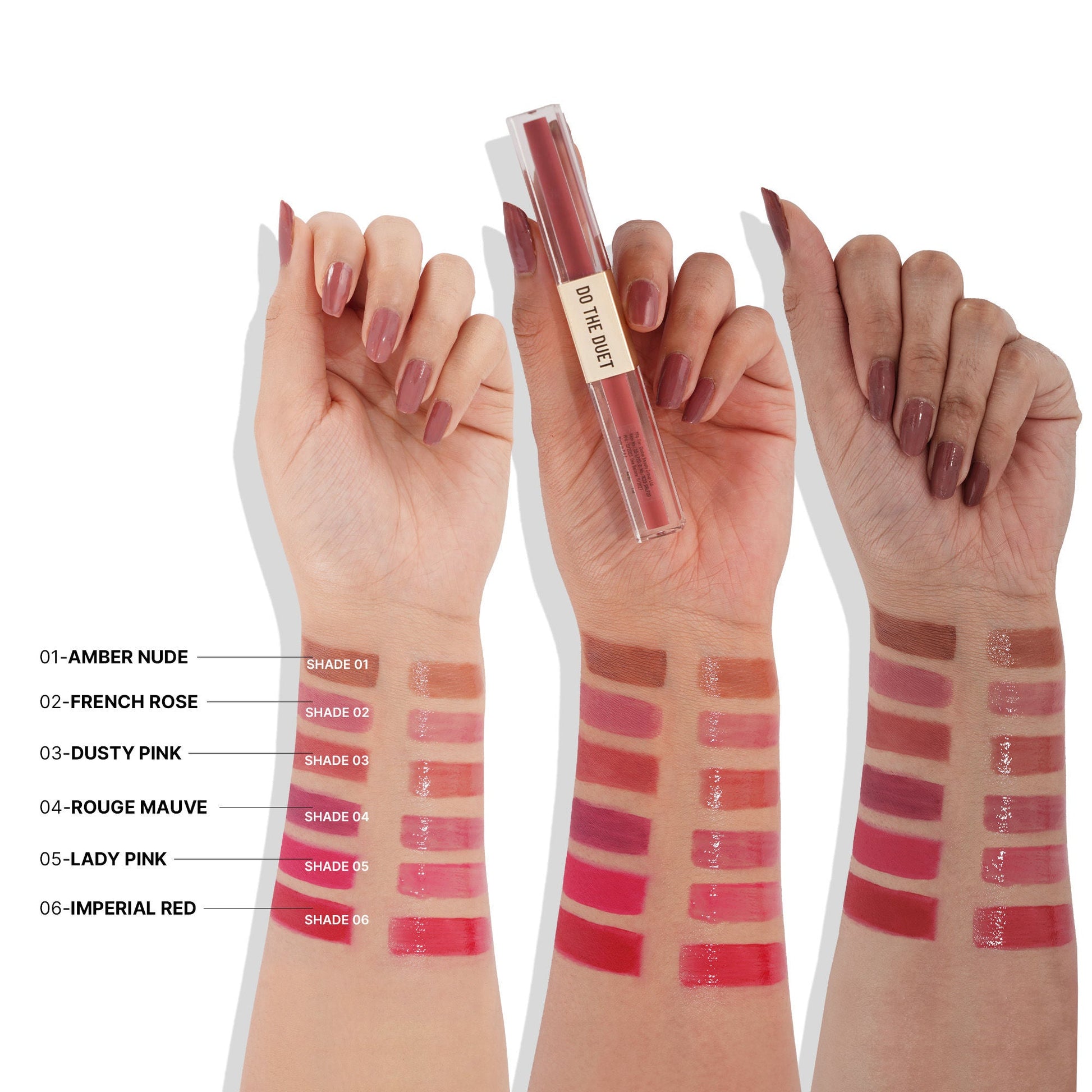 Swiss Beauty Select Do The Duet Lipstick - 2 French Rose