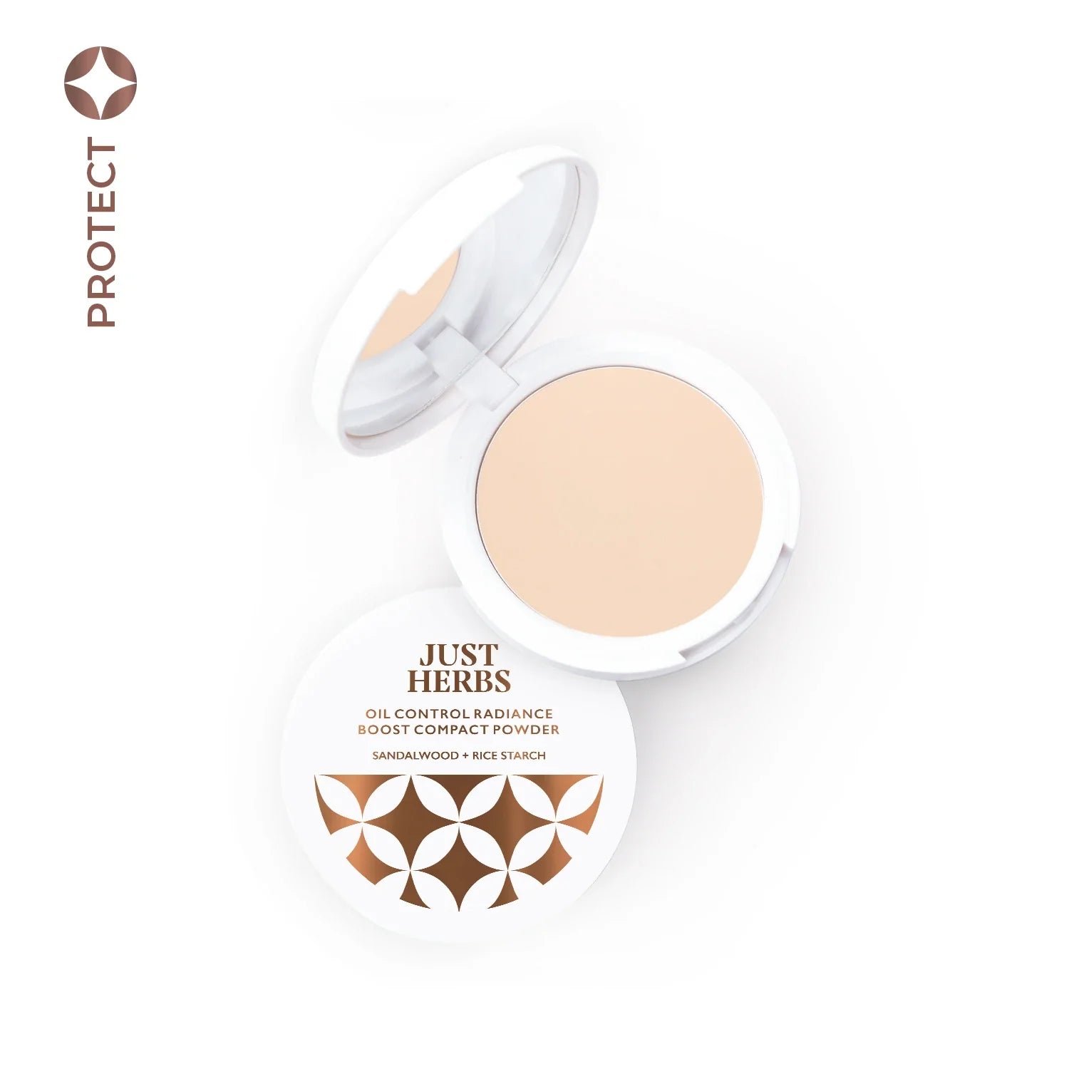 Oil Control Radiance Boost Compact Powder with Sandalwood & Rice Starch 