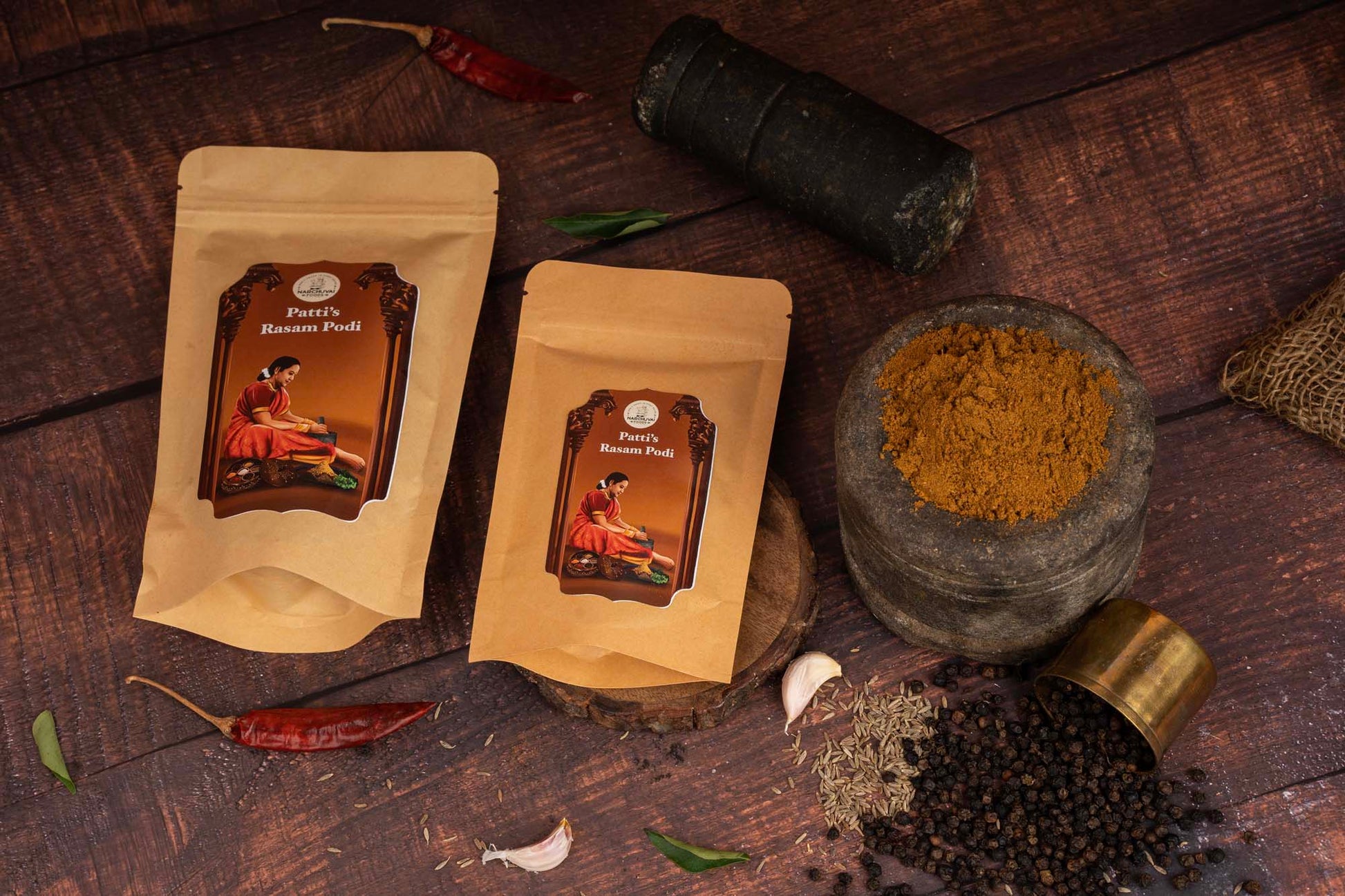 Narchuvai Foods Patti’s Rasam Podi