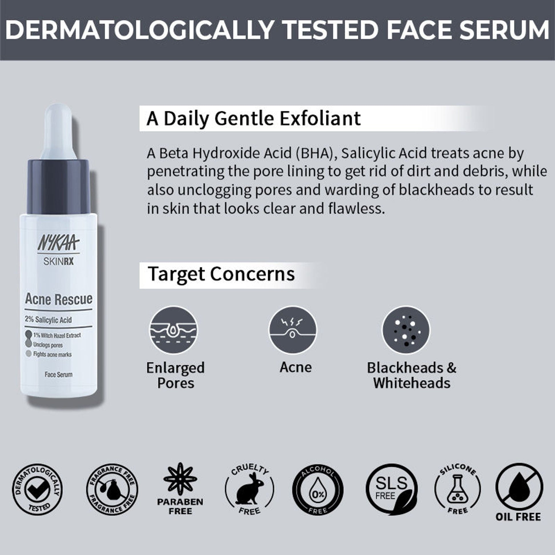 Nykaa SKINRX 2% Salicylic Acid Face Serum