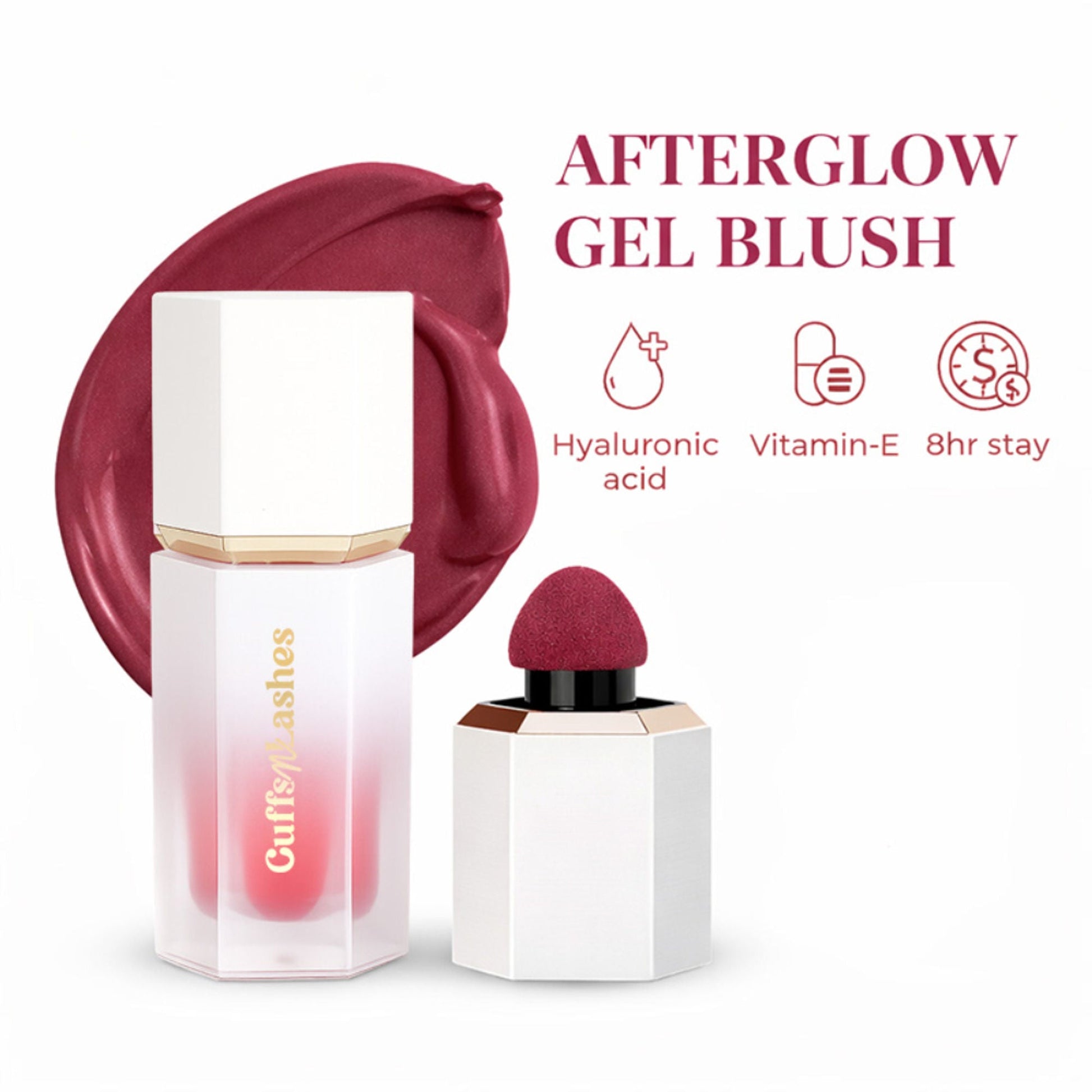 CUFFS N LASHES After Glow Liquid Blush - 05 Rosewood