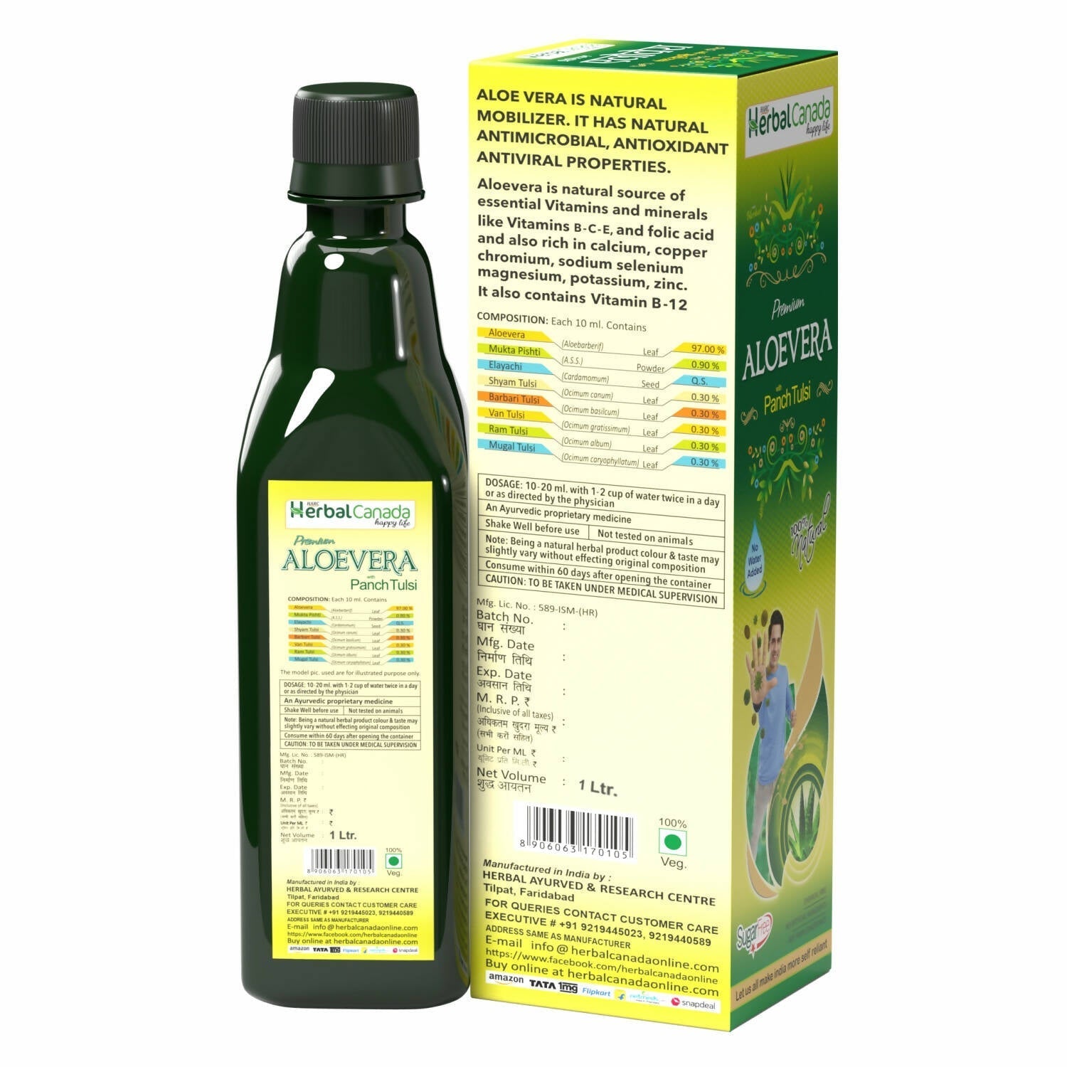 Herbal Canada Aloe Vera Ras 