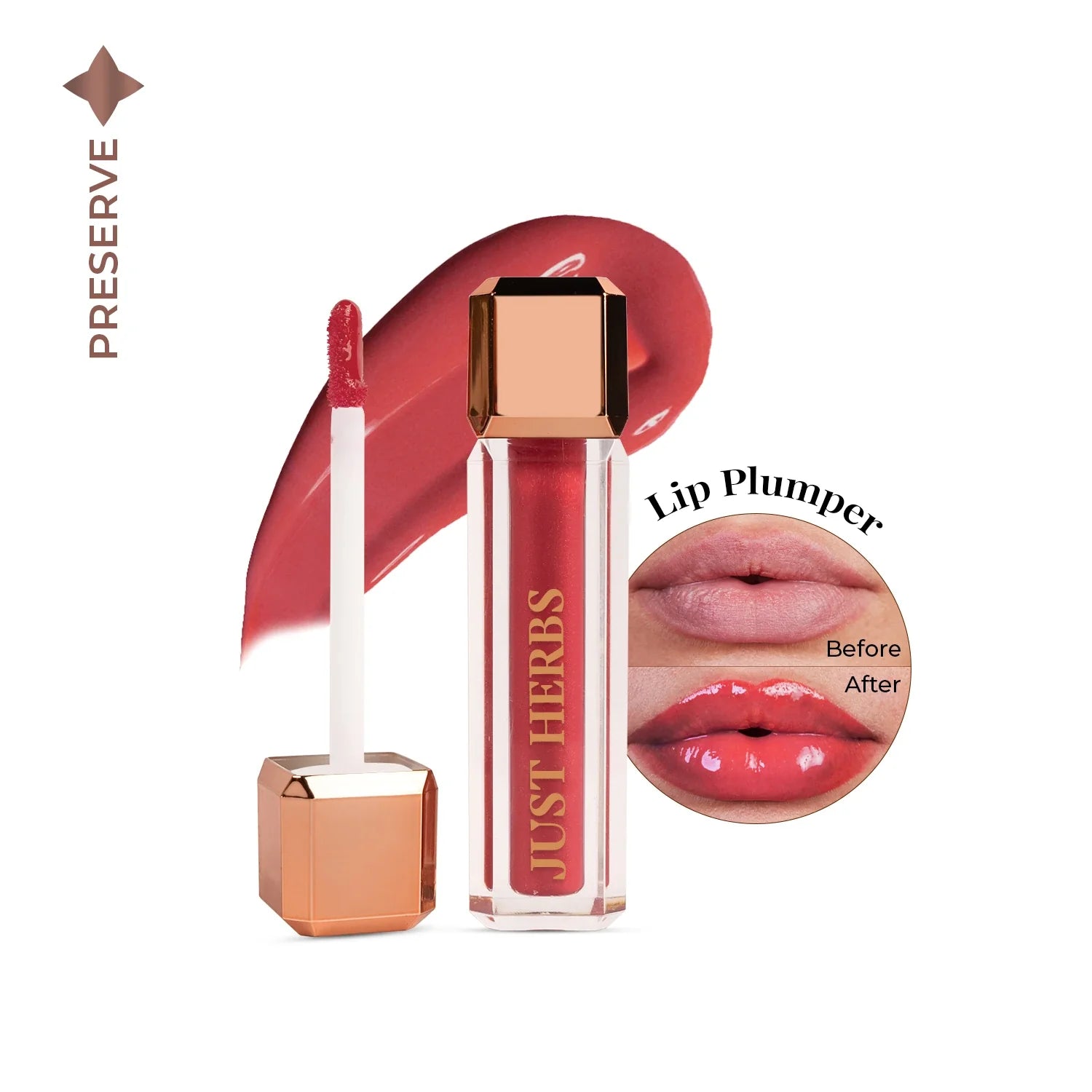 Lip Honey Plumping Gloss with Plant Vitamin C and Peppermint Oil 