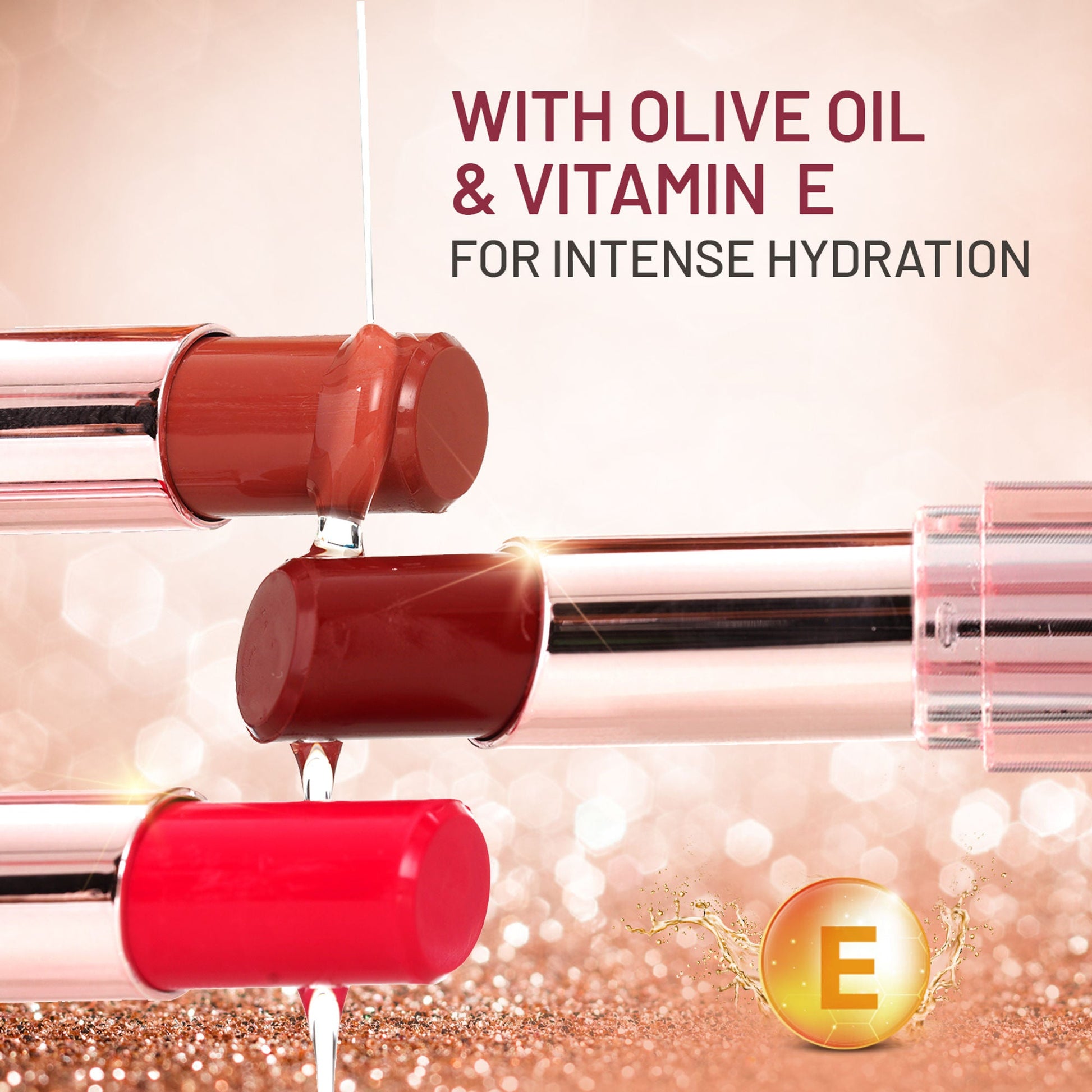 Swiss Beauty High Shine Finish Smooth Glide Pure Lustre Lipstick - 4 It's Bare