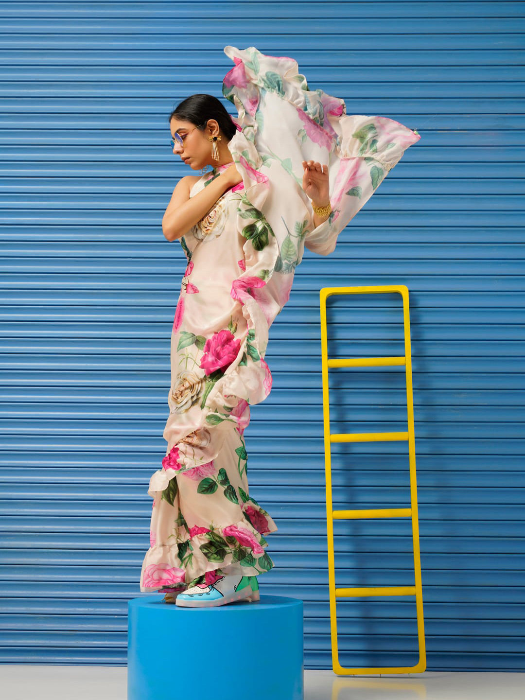 Tikhi Imli Floral Printed Poly Crepe Grab2Buy 