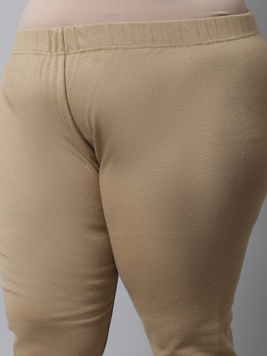 TAG 7 Women Pack Of 2 Plus Size Solid Ankle-Length Leggings