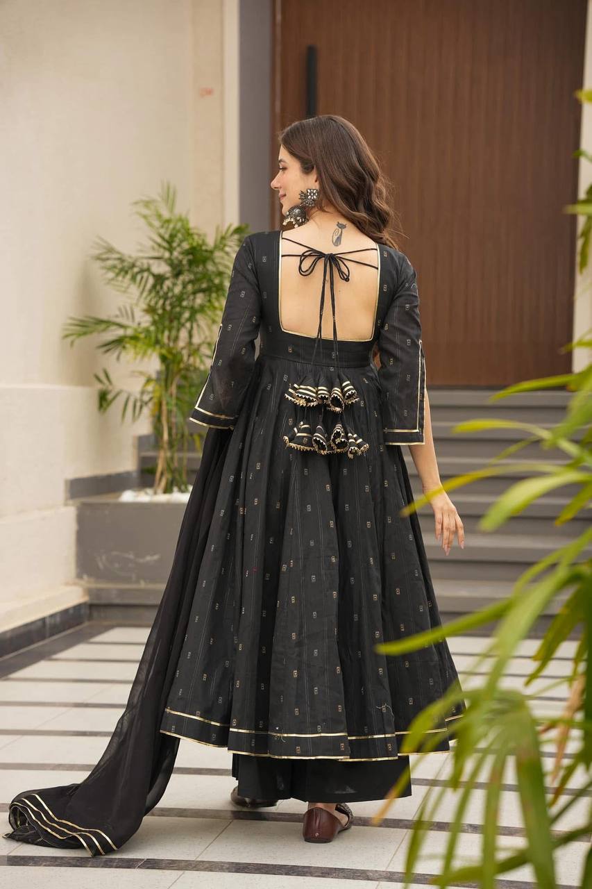 Yash Enterprise Black Maslin Fabric Digital Print Work Suit Set  Grab2Buy Yash Enterprise Grab2Buy