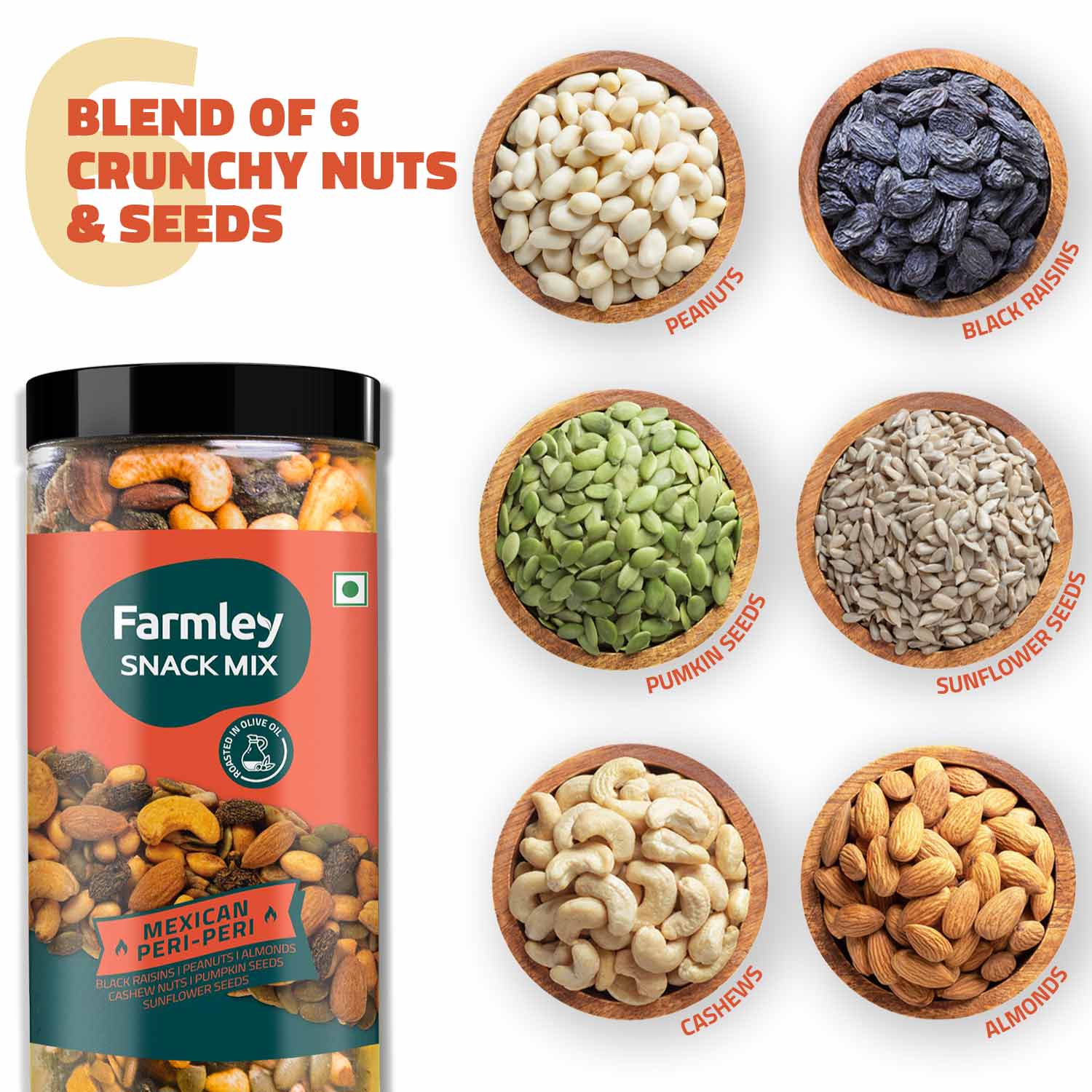 Farmley Peri - Peri Party Mix (405 g) + Date Bites (200 g)