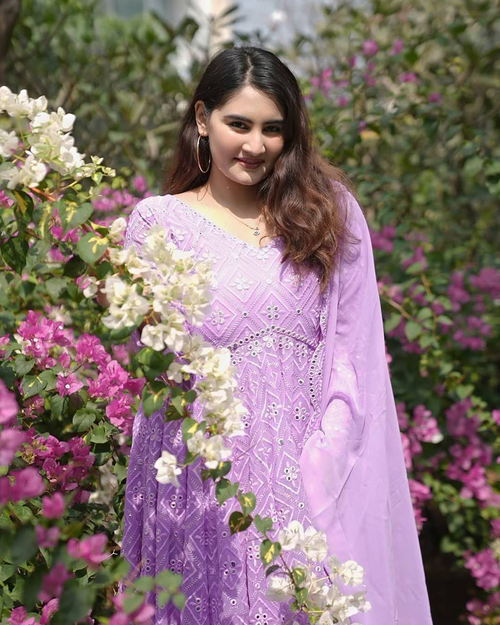Yash Enterprise Purple Heavy Chinon Embroidery Party Wear Suit  Grab2Buy Yash Enterprise Grab2Buy