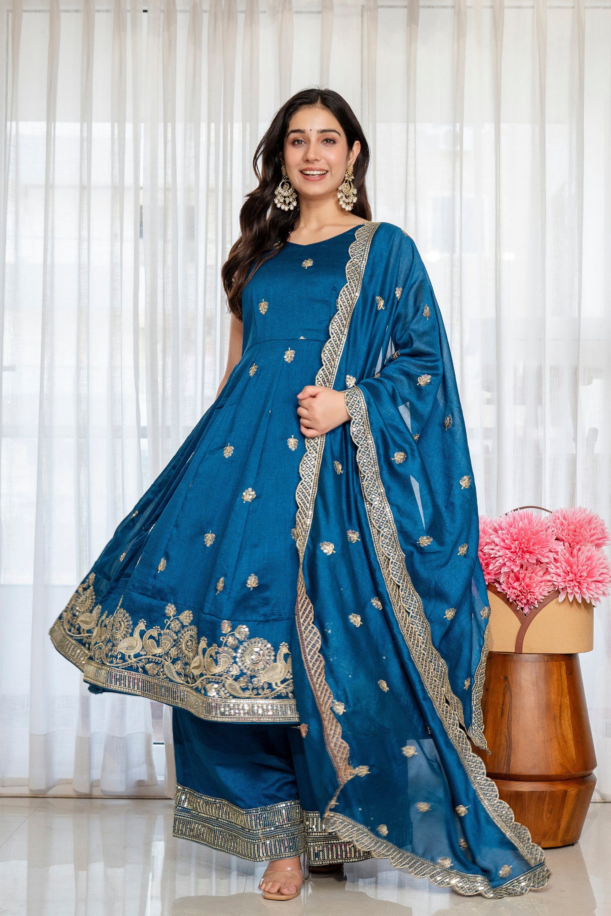 Yash Enterprise Rama Simmar Silk Party Wear Embroidery Suit Set  Grab2Buy Yash Enterprise Grab2Buy