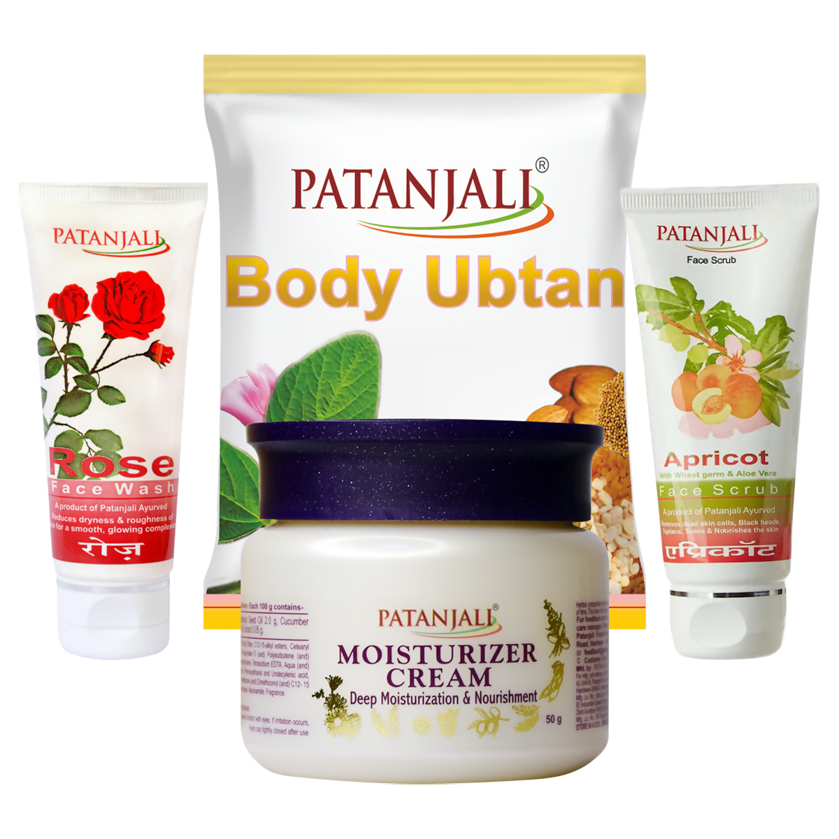 Patanjali Nourishing Body Combo | Ayurvedic Body Care Set for Soft, Moisturized & Healthy Skin 