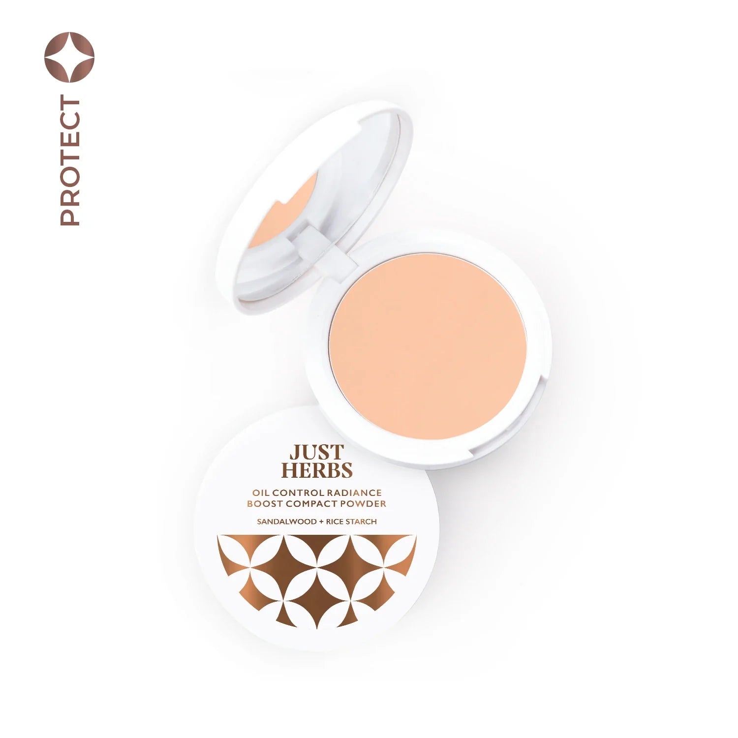 Oil Control Radiance Boost Compact Powder with Sandalwood & Rice Starch 