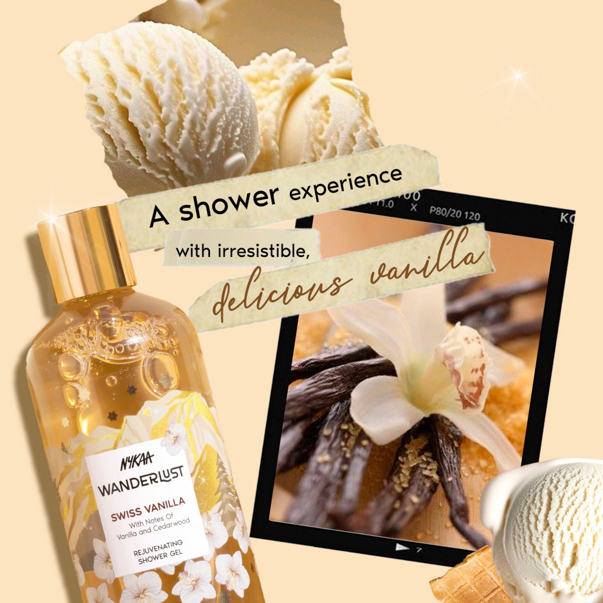 Wanderlust Shower Gels - Swiss Vanilla  Grab2Buy Wanderlust Grab2Buy