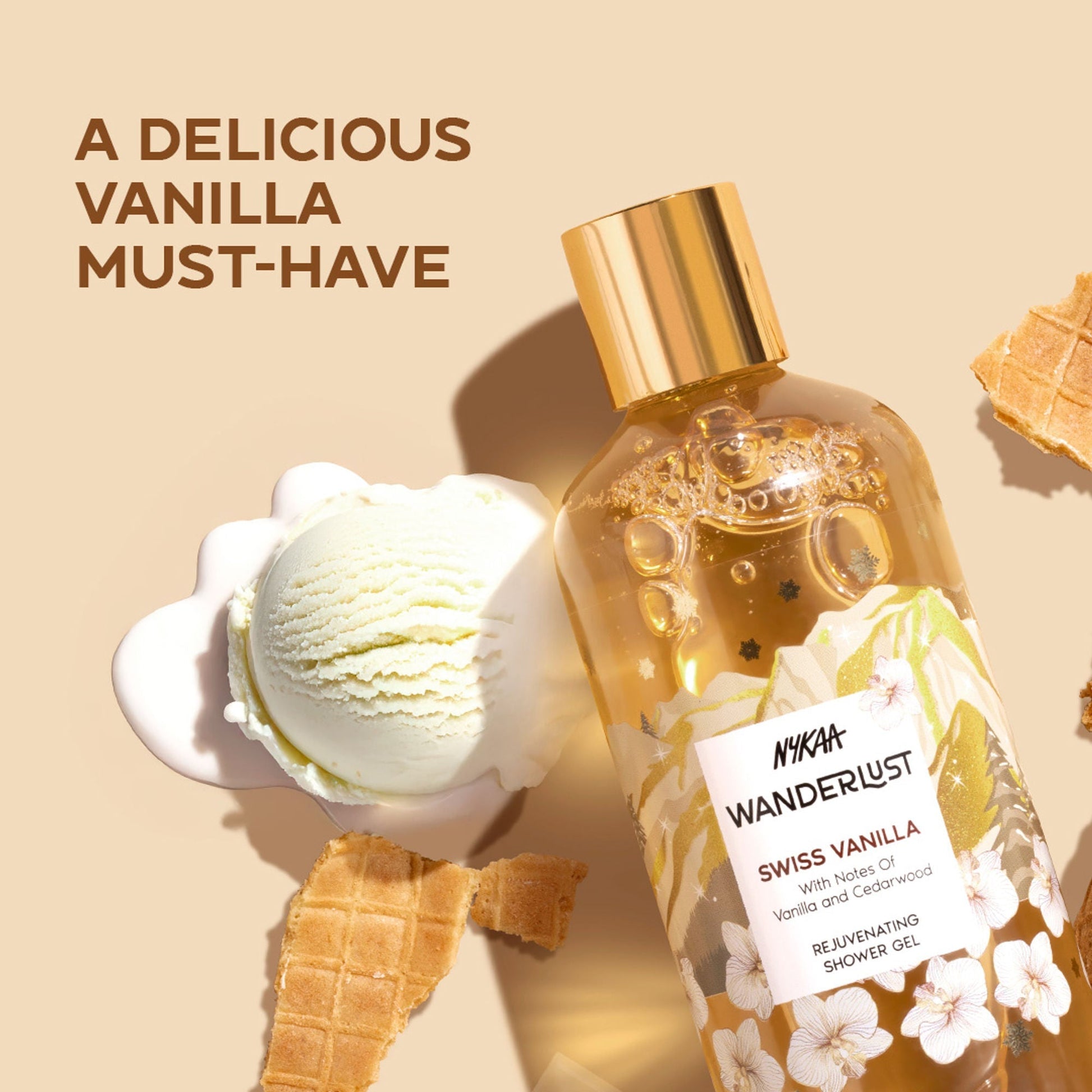Wanderlust Shower Gels - Swiss Vanilla  Grab2Buy Wanderlust Grab2Buy