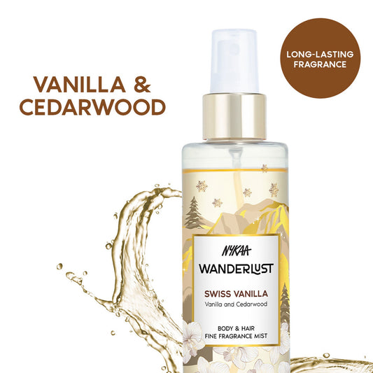 Wanderlust Fragrance Mist For Her - Swiss Vanilla  Grab2Buy Wanderlust Grab2Buy