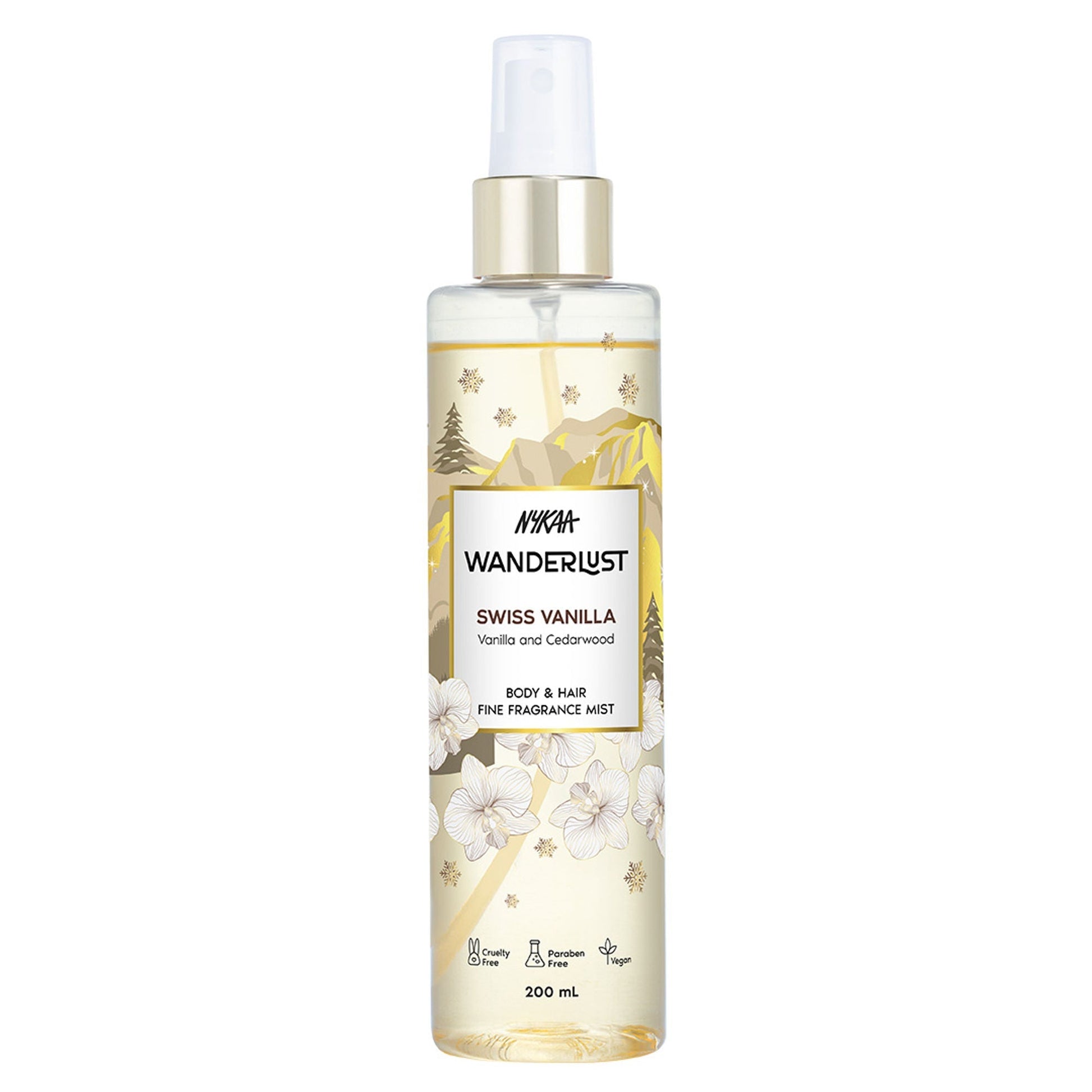 Wanderlust Fragrance Mist For Her - Swiss Vanilla  Grab2Buy Wanderlust Grab2Buy