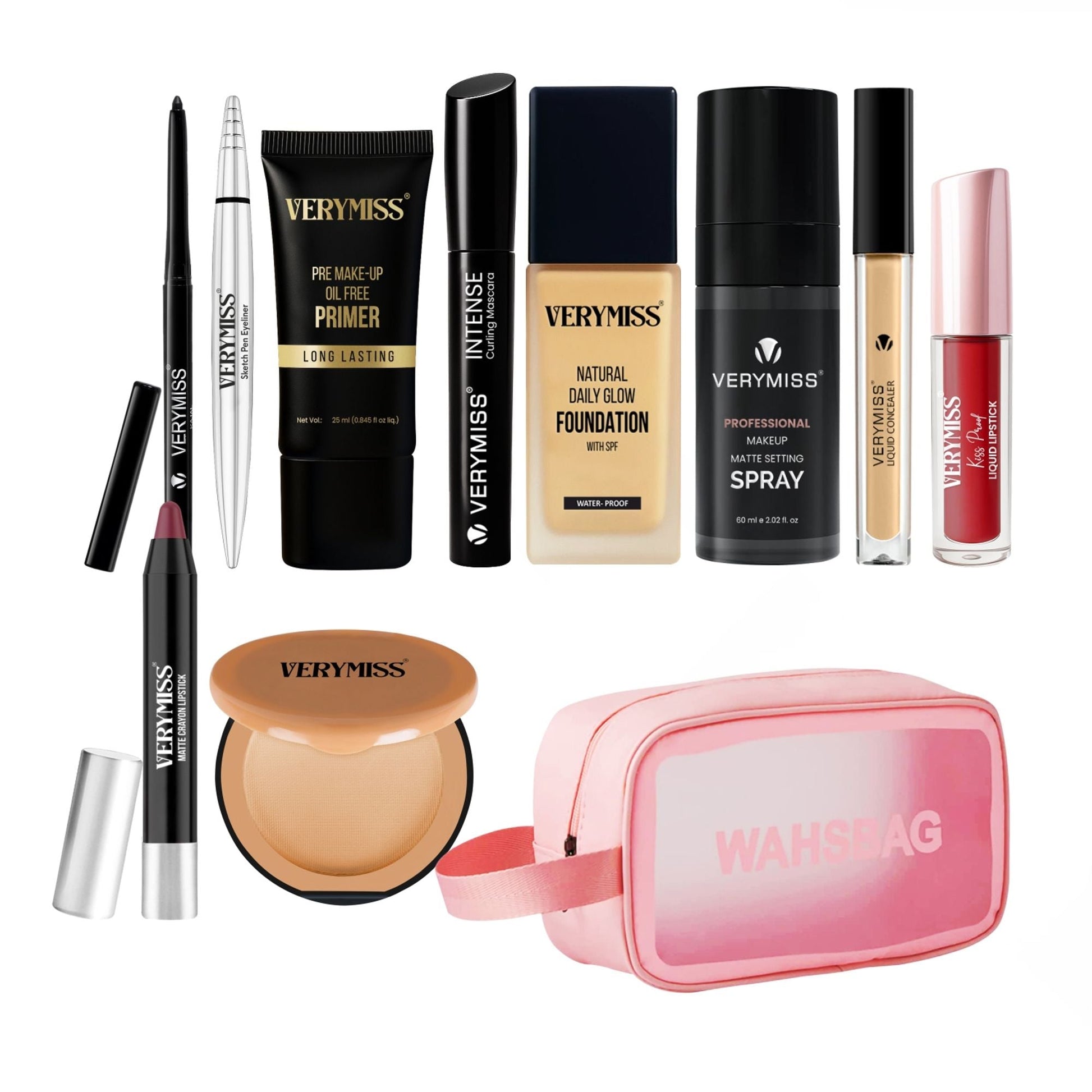 VERYMISS Ultimate Makeup Combo - 1 + Free Makeup Pouch  Grab2Buy VERYMISS Grab2Buy