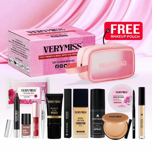 VERYMISS Ultimate Makeup Combo - 3 + Free Makeup Pouch  Grab2Buy VERYMISS Grab2Buy