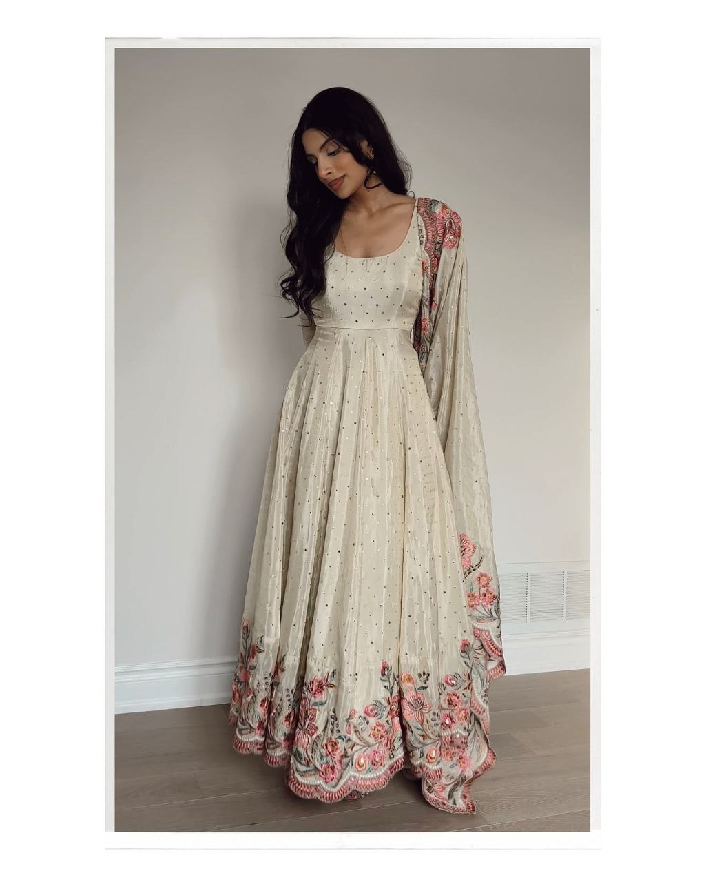 Yash Enterprise Off White Vichitra Silk Embroidery Party Wear Suit  Grab2Buy Yash Enterprise Grab2Buy