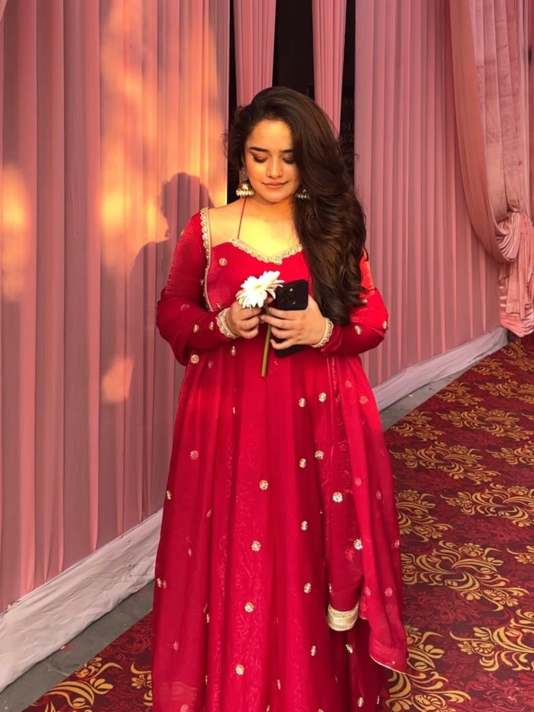 Yash Enterprise Red Fendy Silk Party Wear Embroidery Suit Set  Grab2Buy Yash Enterprise Grab2Buy