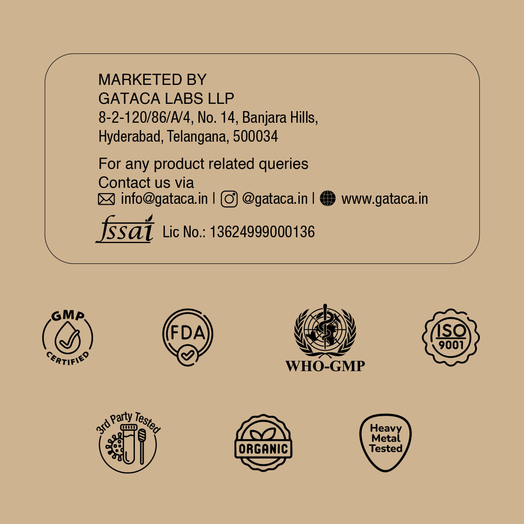 GATACA Creatine Monohydrate 200 Mesh, Ultra-Micronized for Maximum Absorption, Daily Strength, Focus & Recovery. Backed by Science, Designed for You 