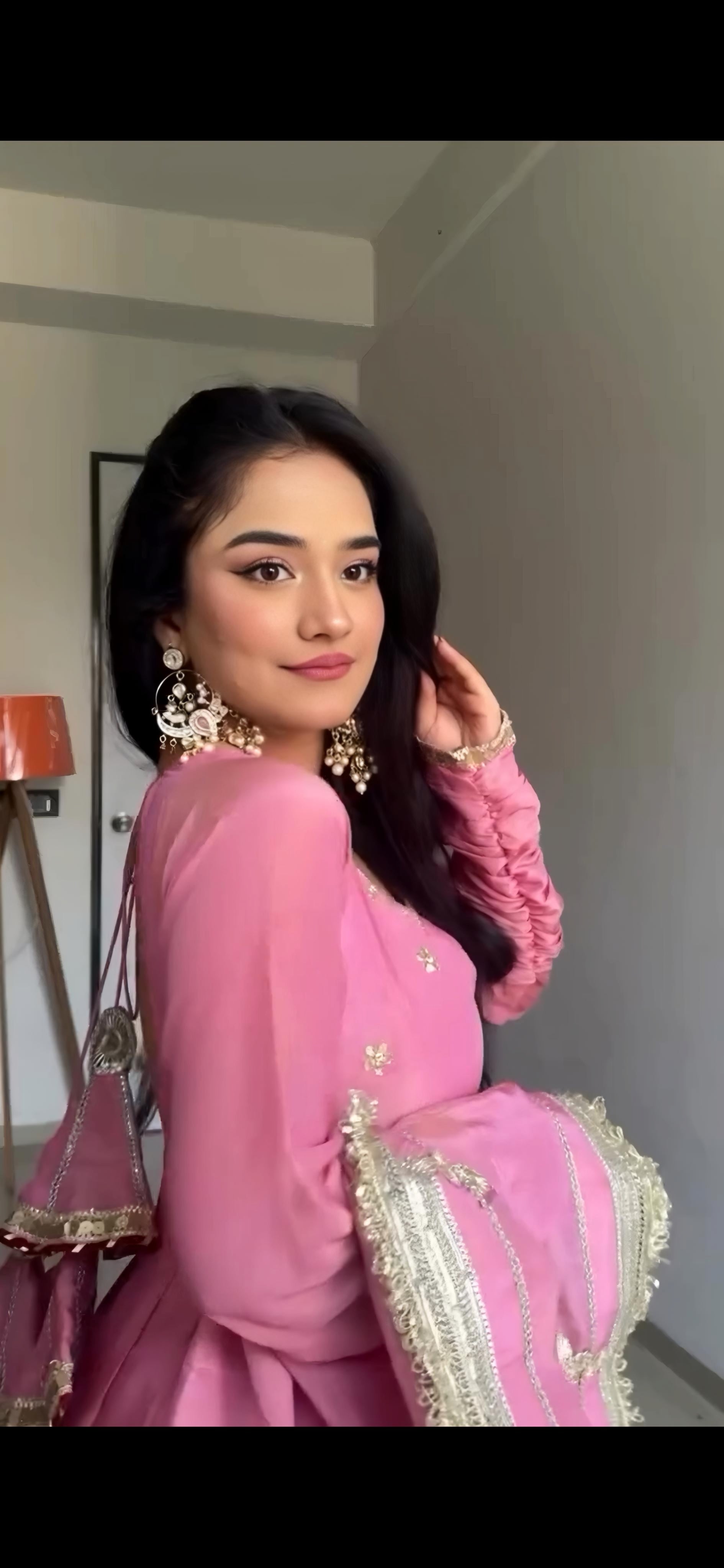 Yash Enterprise Pink Vichitra Silk Embroidery Suit Set  Grab2Buy Yash Enterprise Grab2Buy