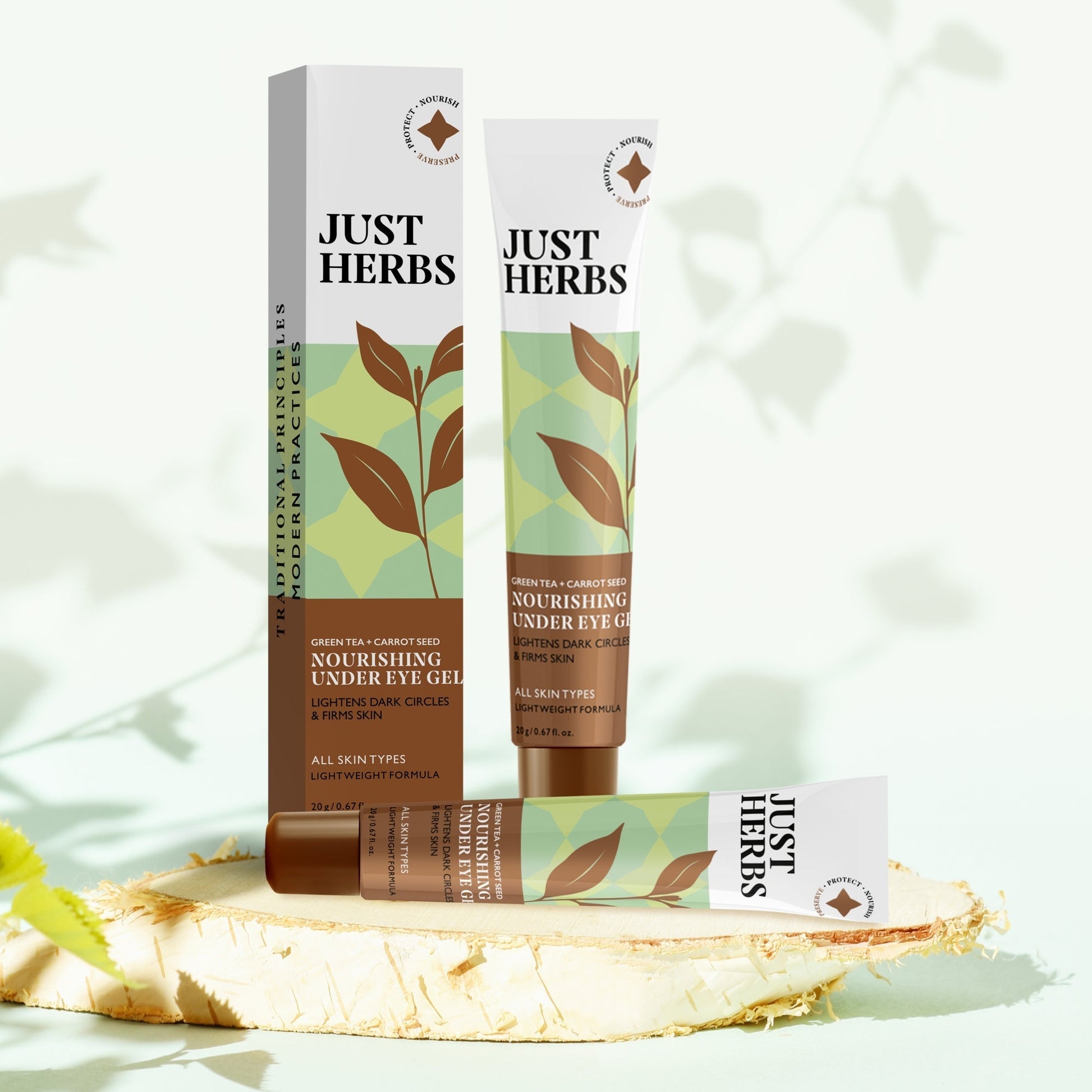 Nourishing Under Eye Gel with Green Tea and Carrot Seed 