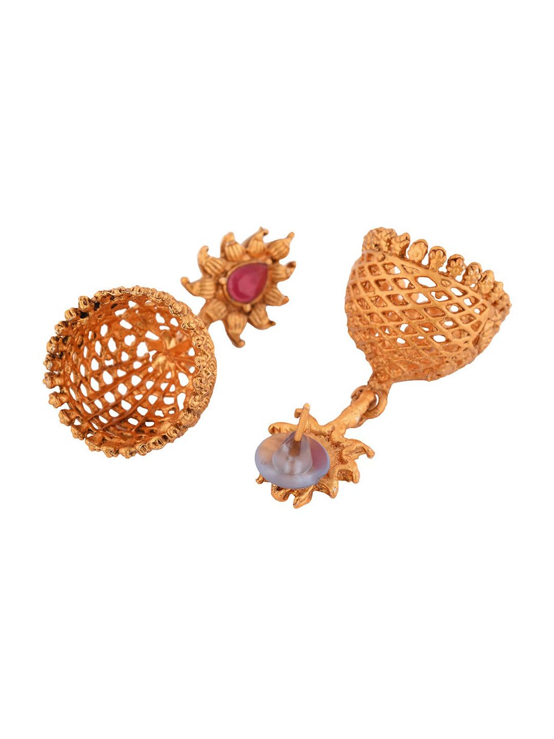 Saraf RS Jewellery Gold Plated South Indian Imitation Bridal Temple Jewellery Set - Grab2buy