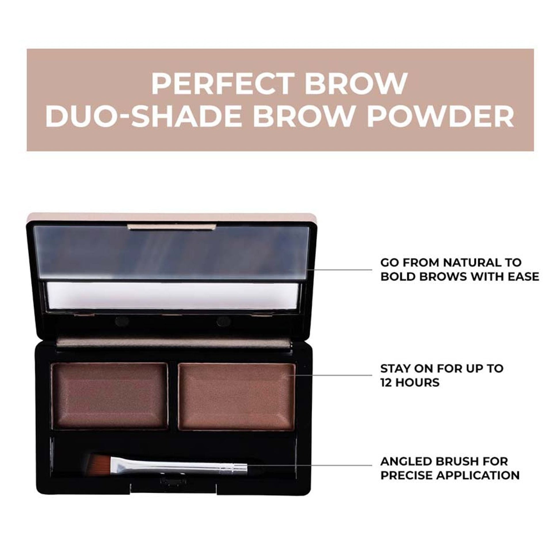 Matt Look Perfect Brow Duo-shade Brow Powder - 02 