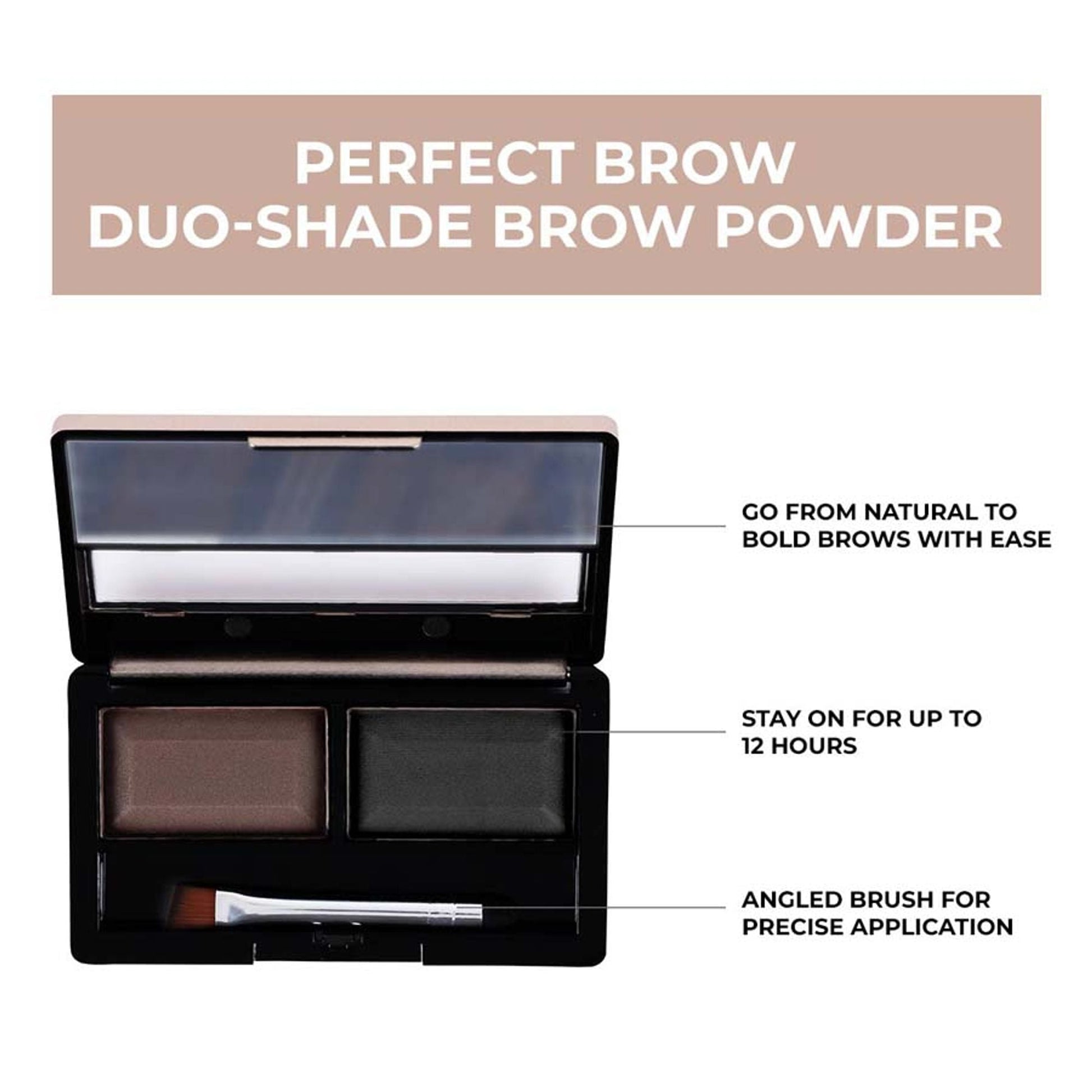 Matt Look Perfect Brow Duo-shade Brow Powder - 04 