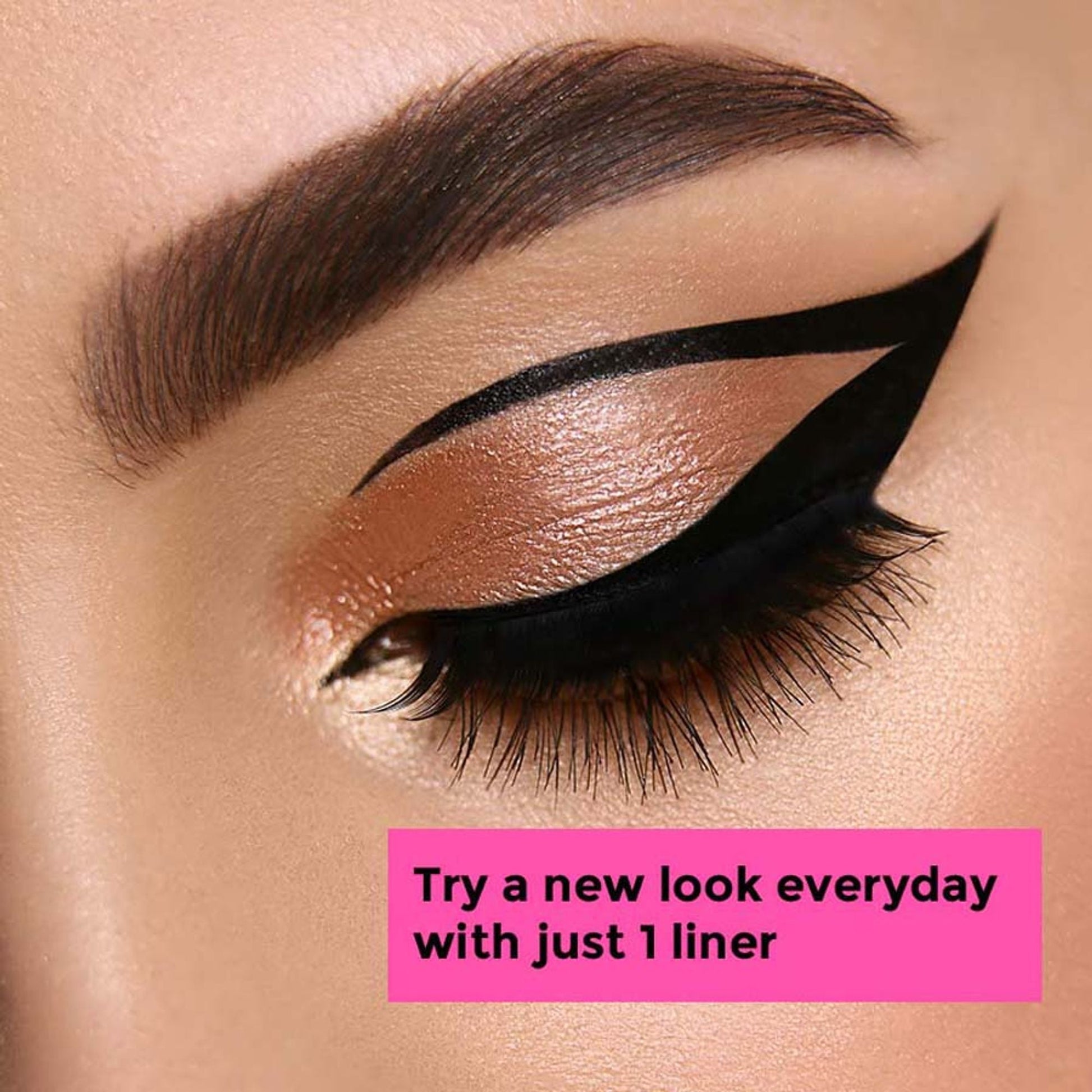 Matt Look Fashion Eye Makeup 24Hr Stay Gel Kajal & Cake Eyeliner - Black 