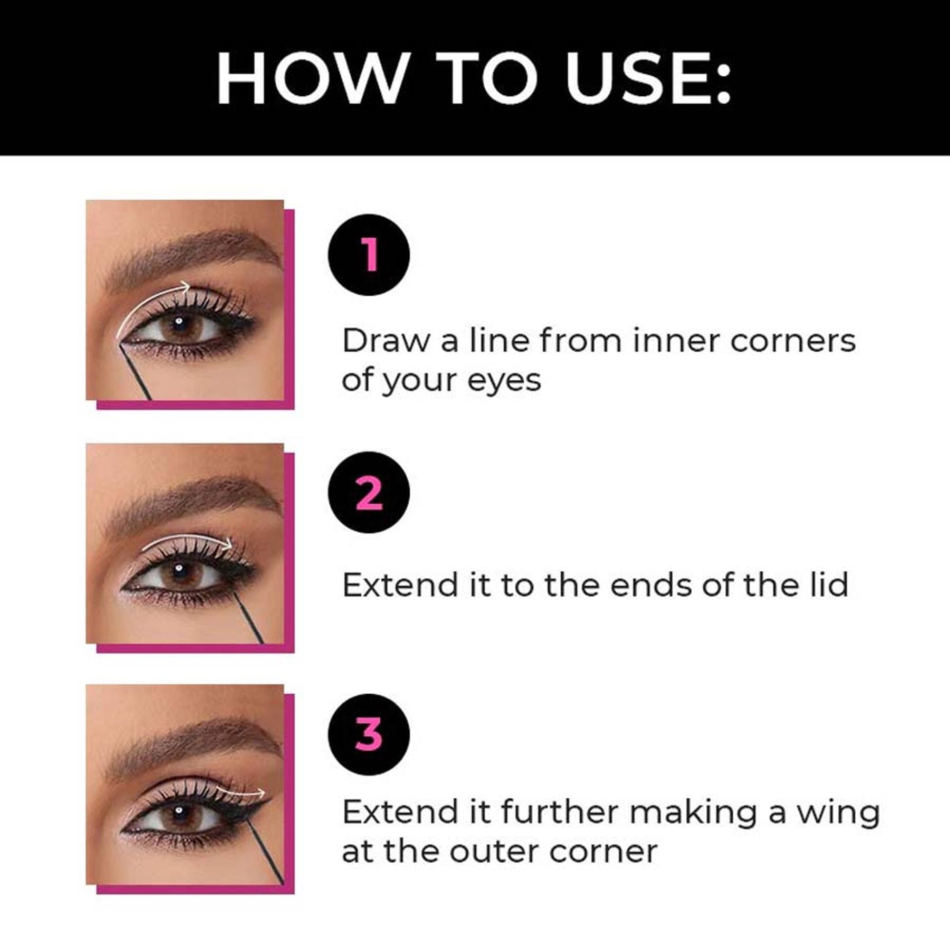 Matt Look Fashion Eye Makeup 24Hr Stay Gel Kajal & Cake Eyeliner - Black 
