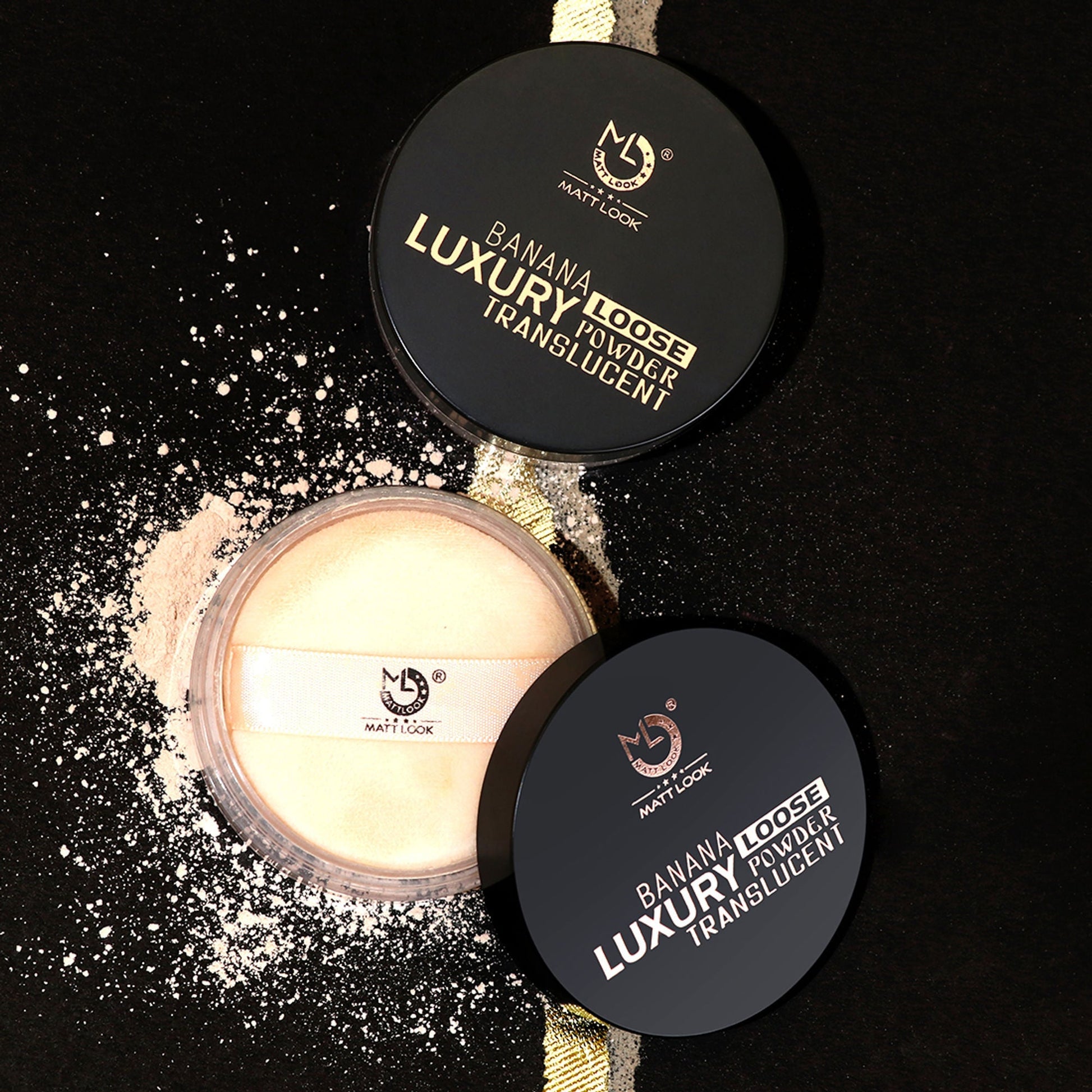 Matt Look Face Makeup Banana Luxury Loose Powder Translucent - Light 